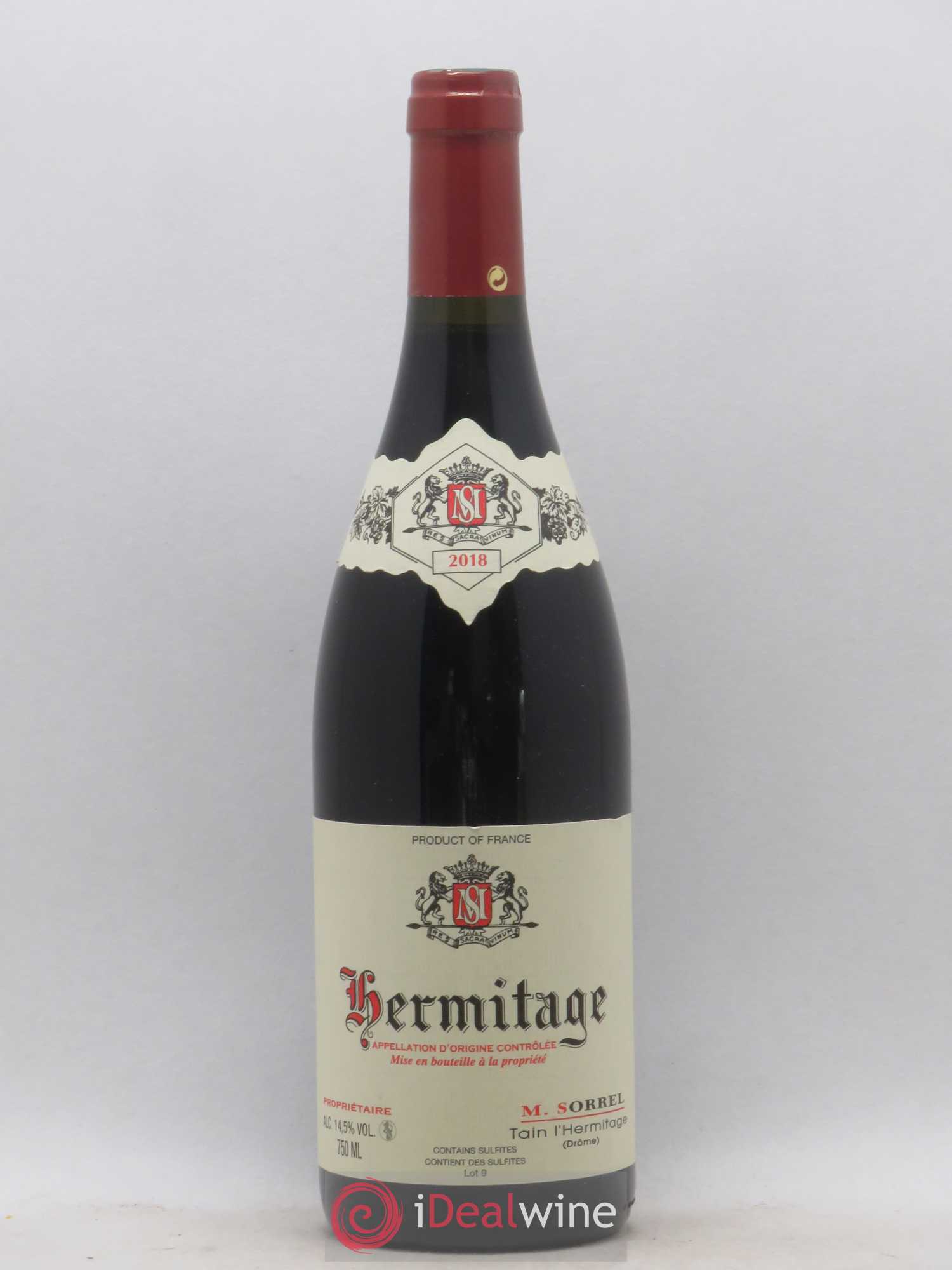 Hermitage Marc Sorrel 2018 - Lot de 1 bouteille - 0