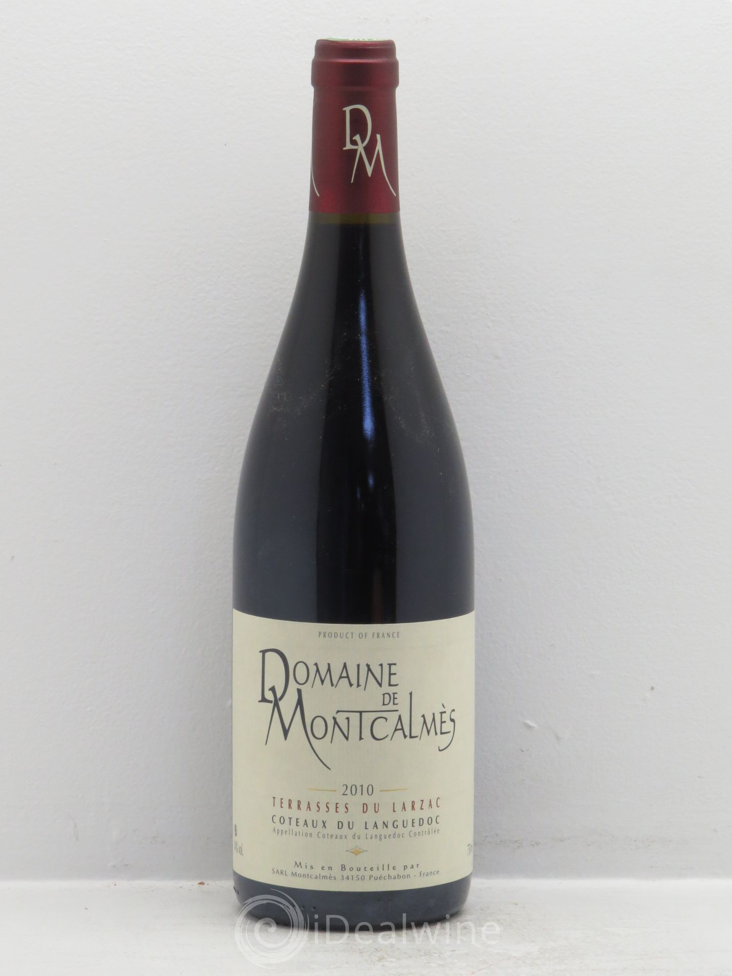 Terrasses du Larzac Domaine de Montcalmès Frédéric Pourtalié 2010 - Lot de 1 bouteille - 0