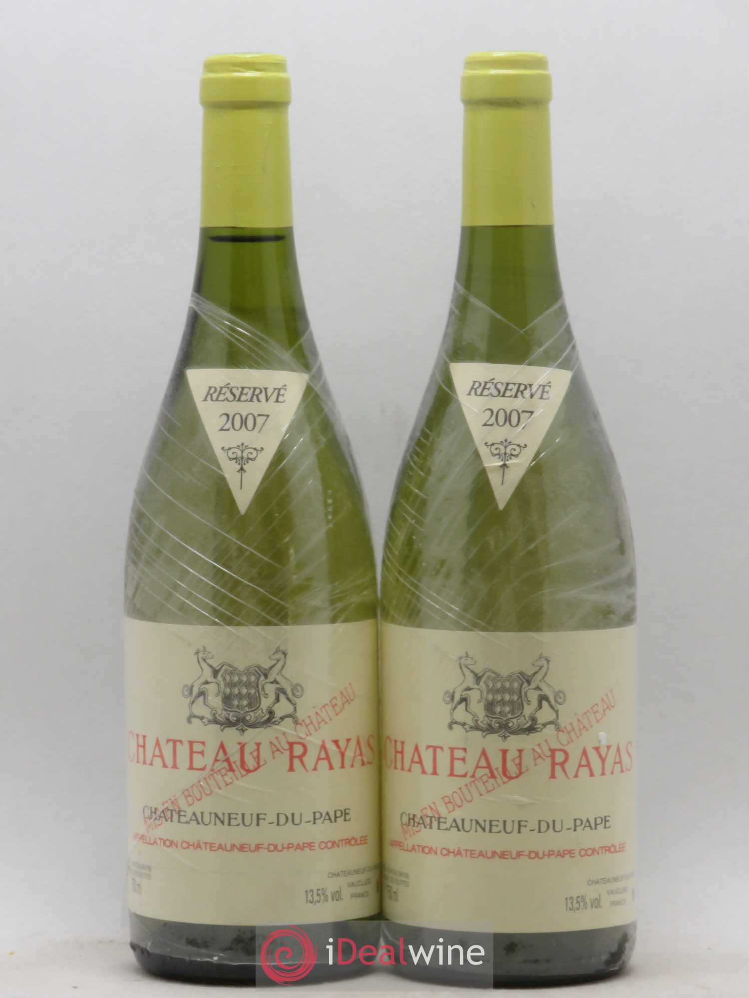 Châteauneuf-du-Pape Château Rayas Emmanuel Reynaud 2007 - Lot de 2 bouteilles - 0