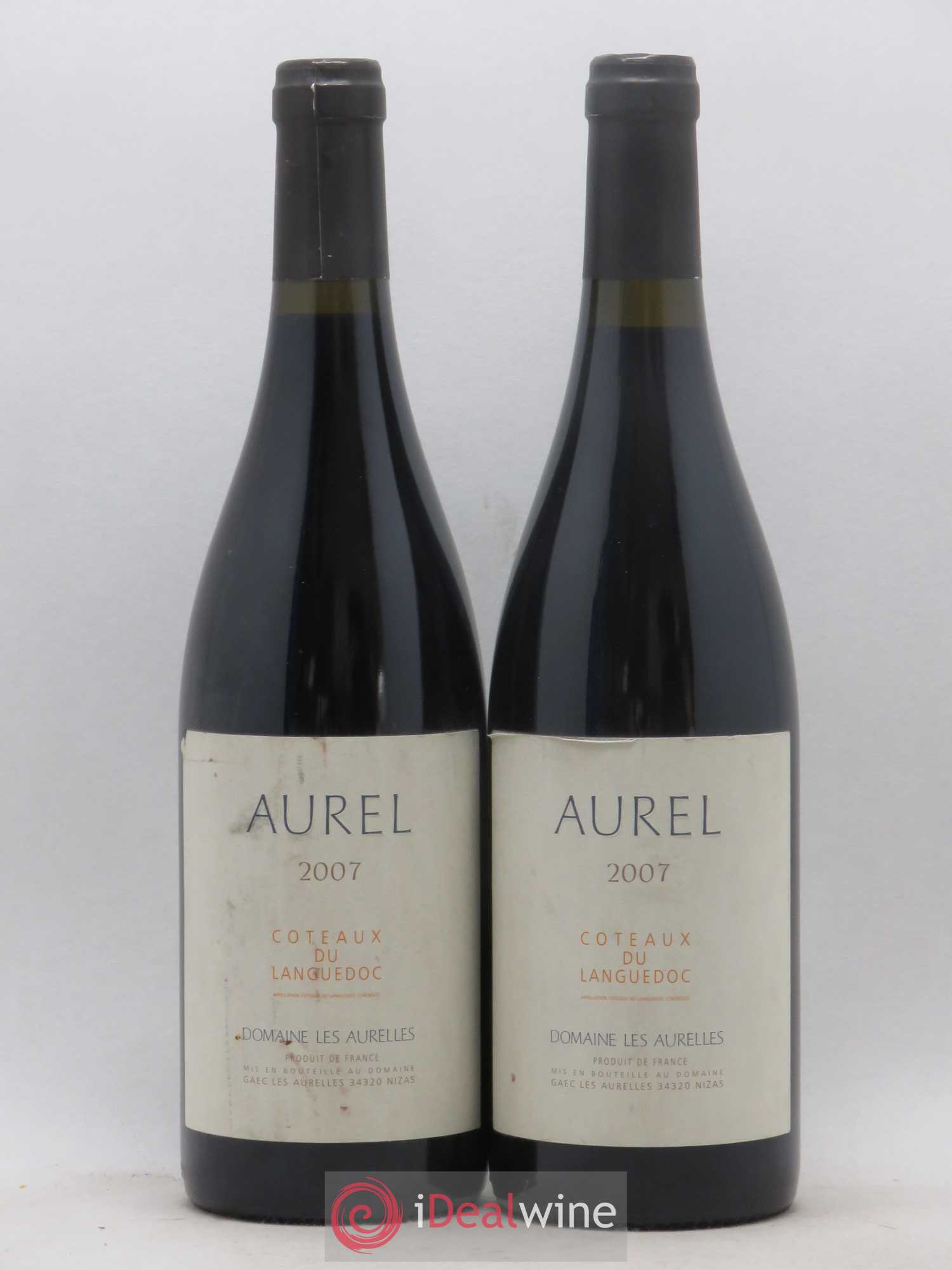 Coteaux du Languedoc Aurel Domaine les Aurelles 2007 - Lot de 2 bouteilles - 0