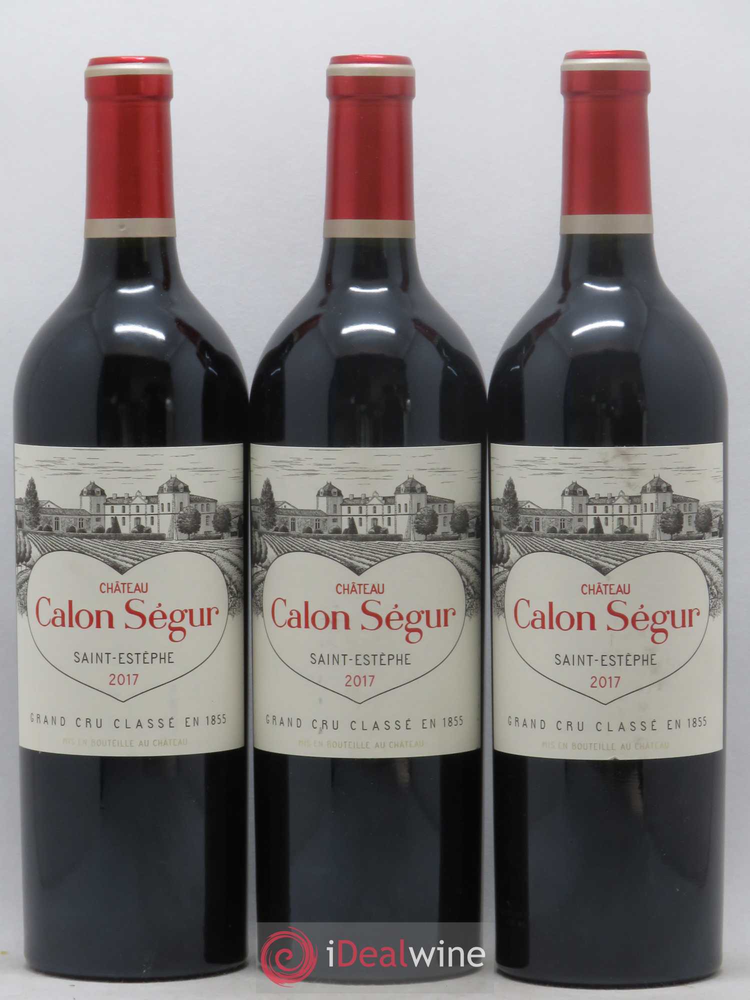 Château Calon Ségur 3ème Grand Cru Classé 2017 - Lot de 3 bouteilles - 0