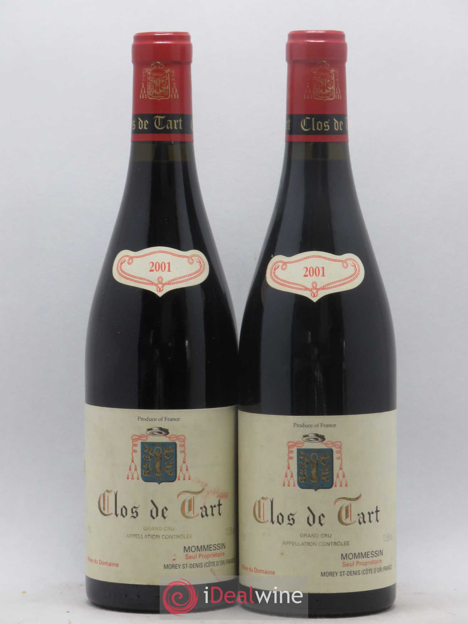 Clos de Tart Grand Cru Clos de Tart 2001 - Lot de 2 bouteilles - 0