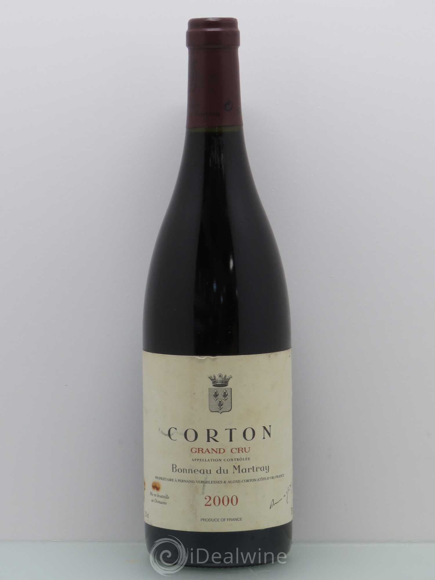 Corton Grand Cru Bonneau du Martray (Domaine) 2000 - Lot de 1 bouteille - 0
