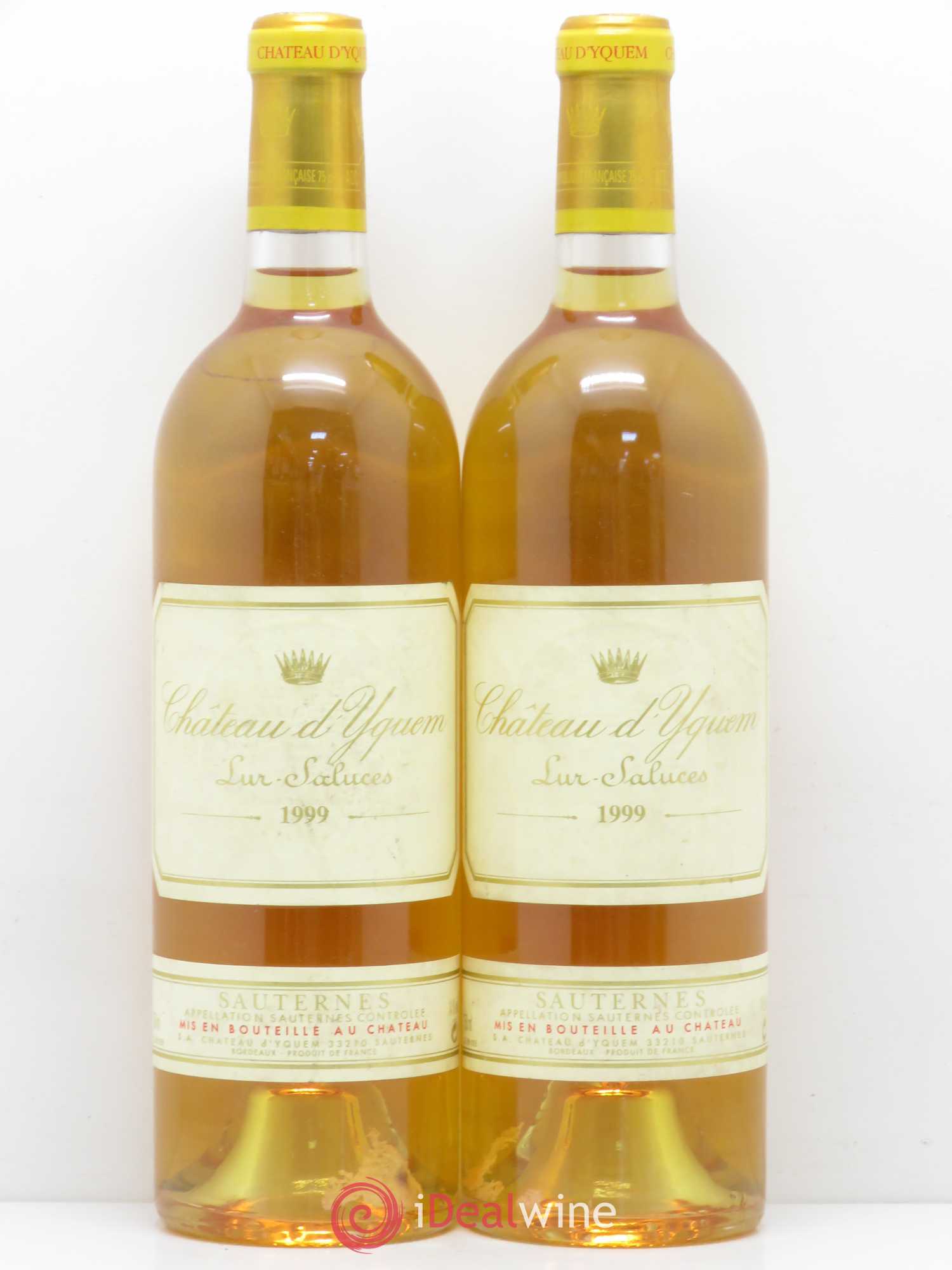 Château d' Yquem 1er Cru Classé Supérieur 1999 - Lotto di 2 bottiglie - 0