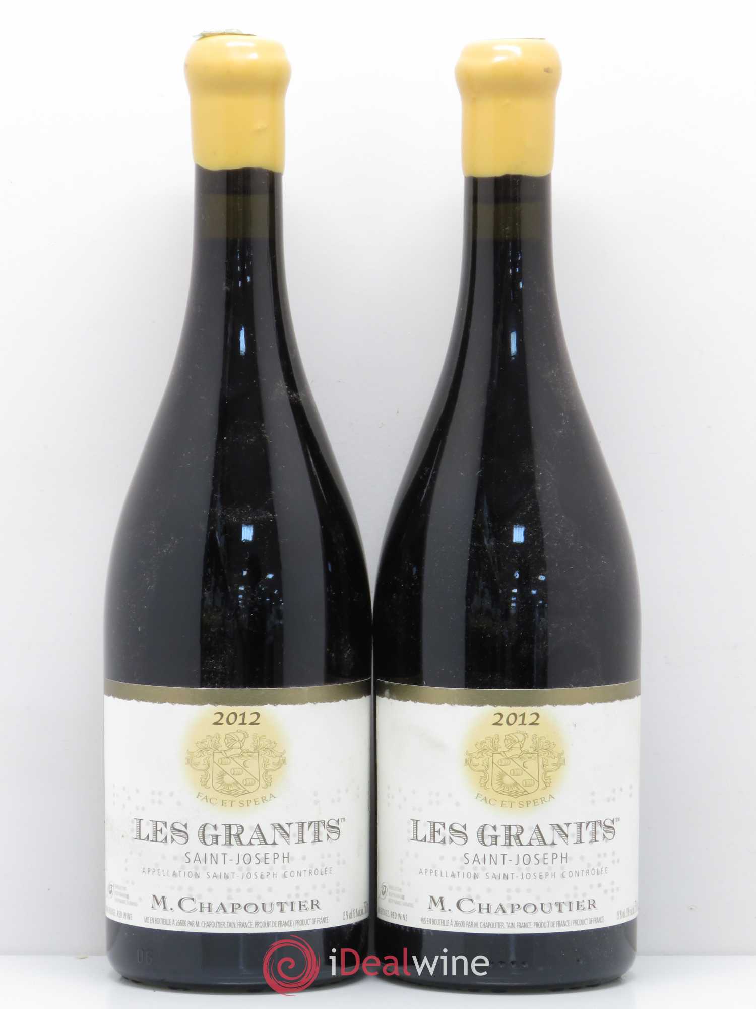 Saint-Joseph Les Granits Chapoutier 2012 - Lot de 2 bouteilles - 0
