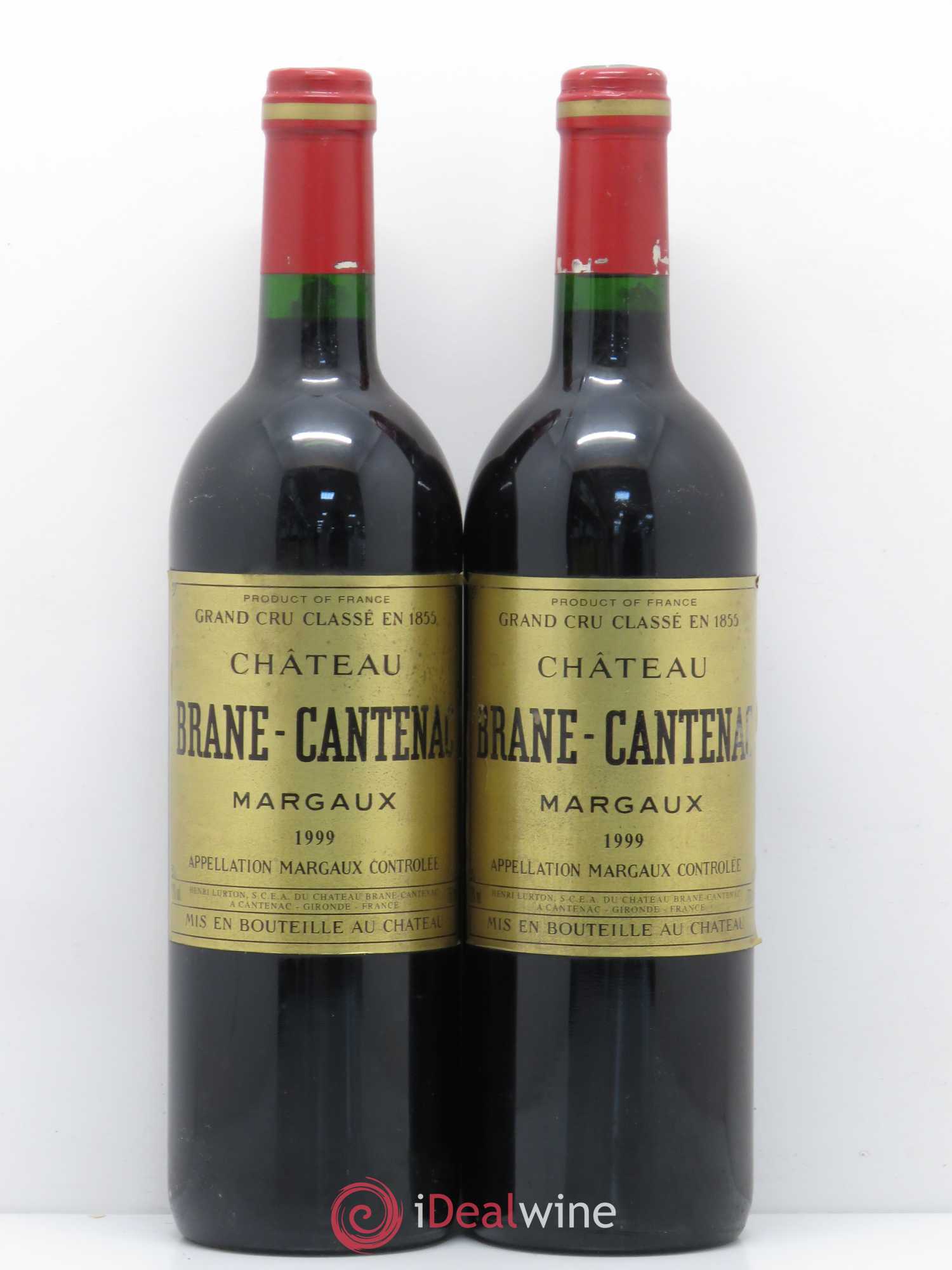 Château Brane Cantenac 2ème Grand Cru Classé 1999 - Lot de 2 bouteilles - 0