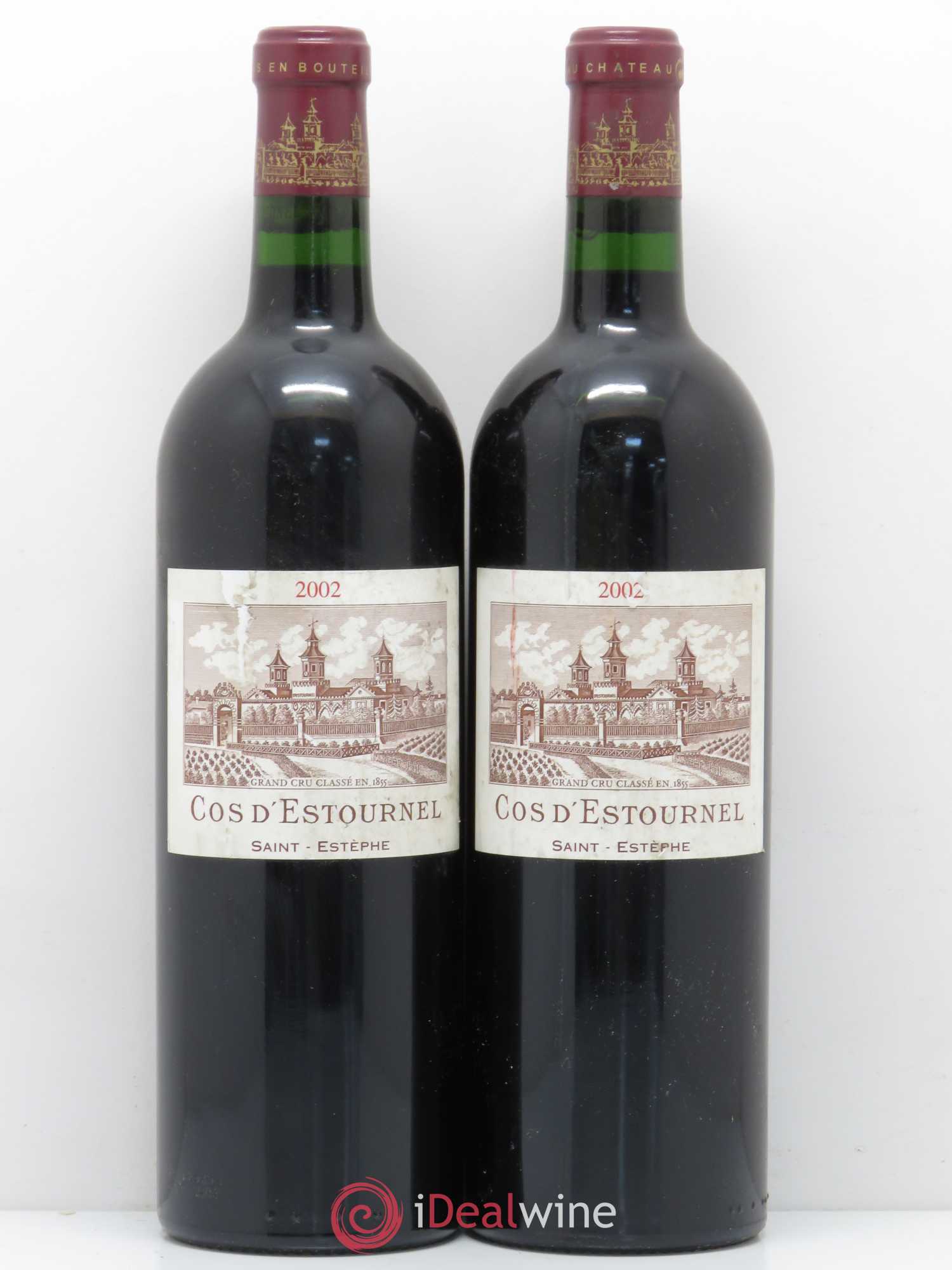 Cos d'Estournel 2ème Grand Cru Classé 2002 - Lot de 2 bouteilles - 0