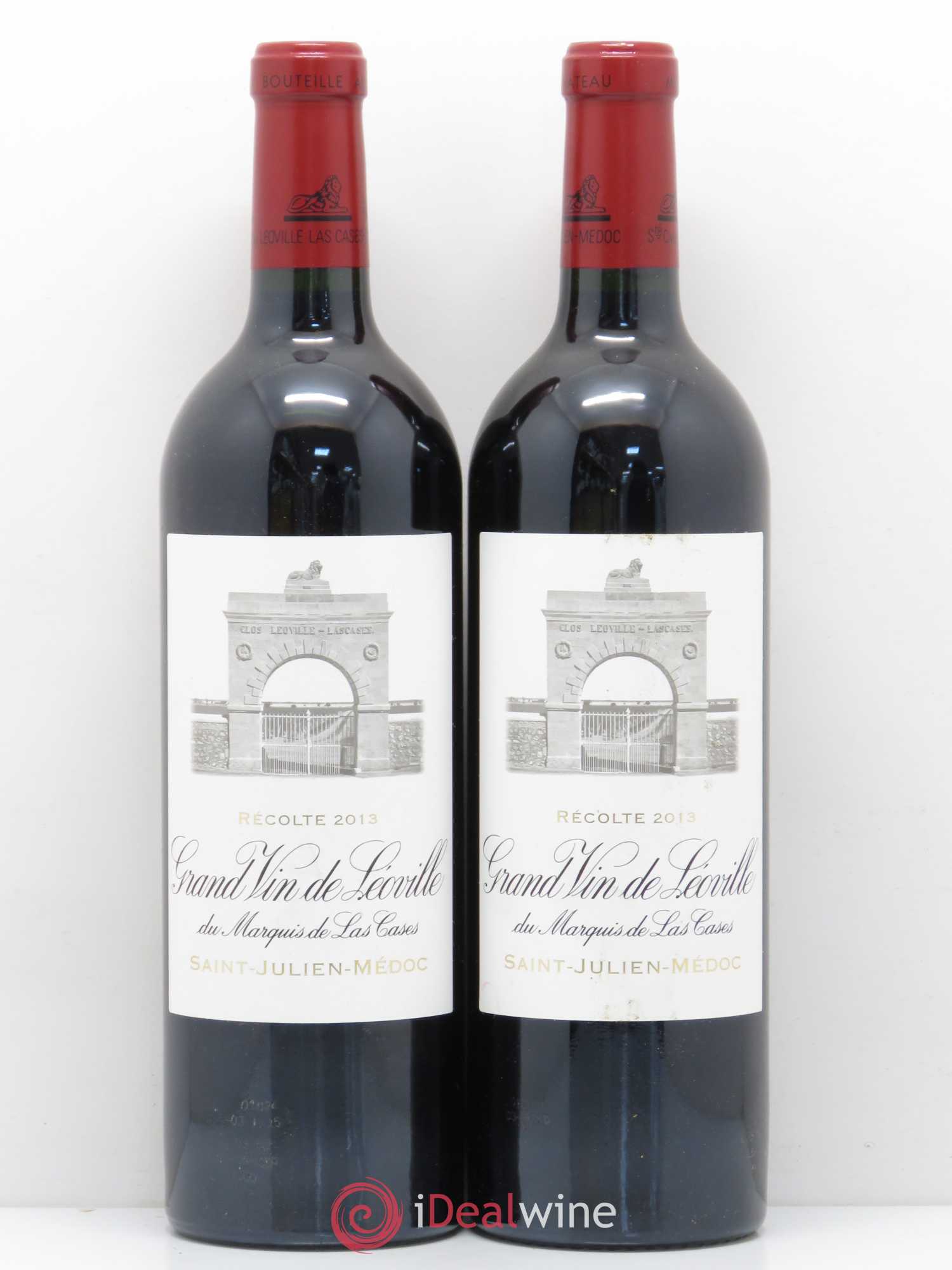 Château Léoville Las Cases 2ème Grand Cru Classé 2013 - Lot de 2 bouteilles - 0