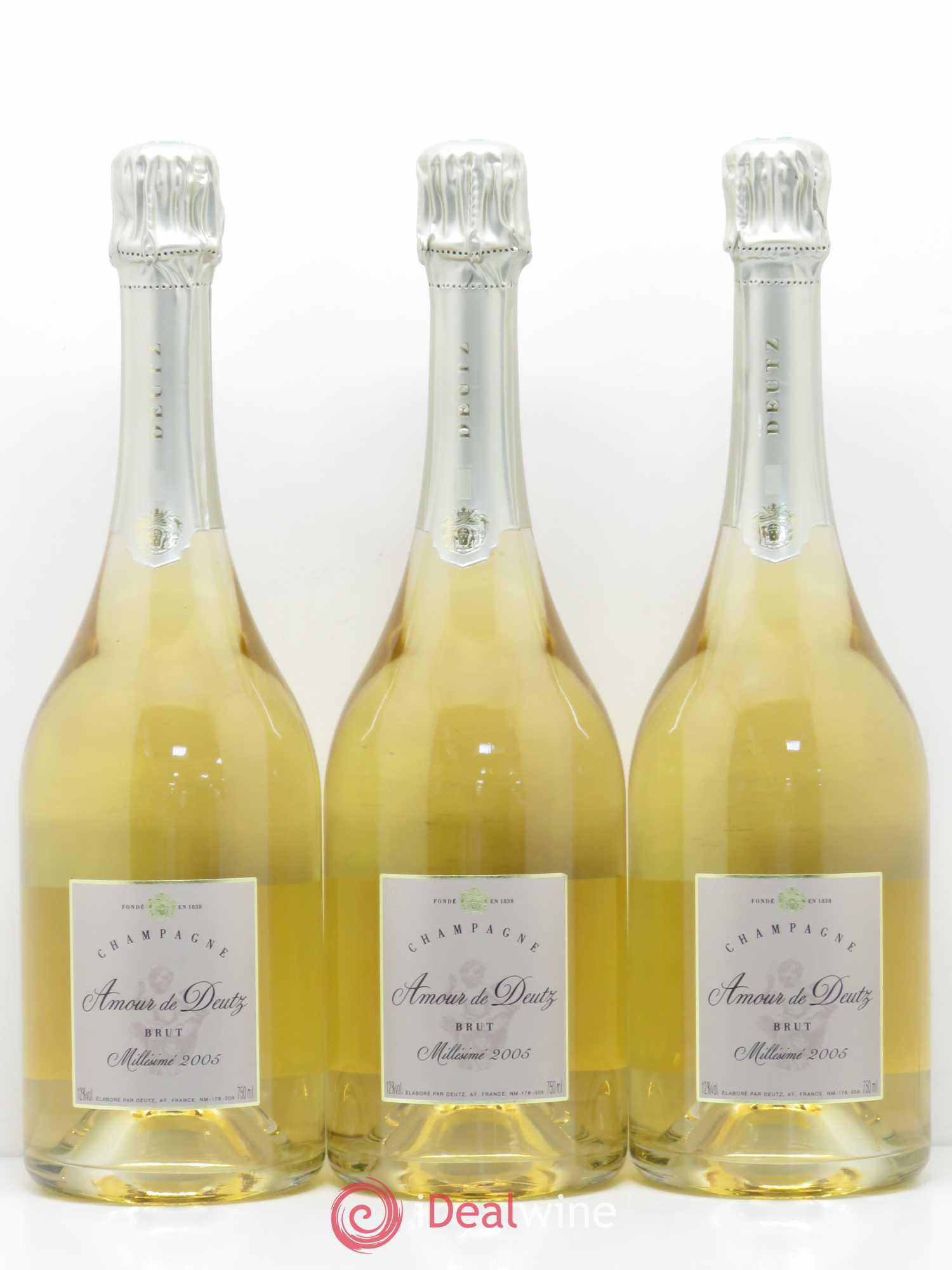 Amour de Deutz Brut Deutz 2005 - Lot de 3 bouteilles - 0