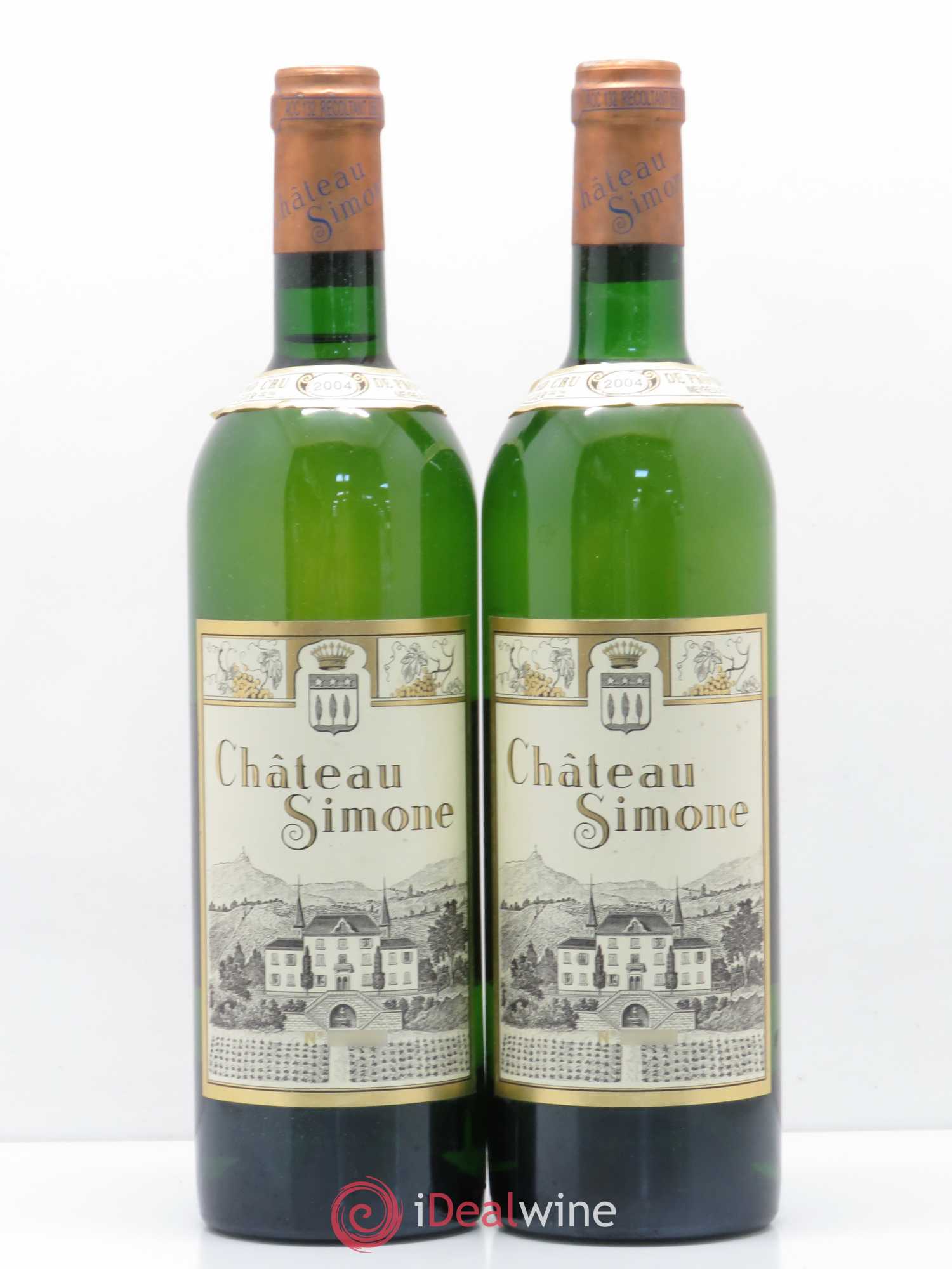 Palette Château Simone Famille Rougier 2004 - Posten von 2 Flaschen - 0