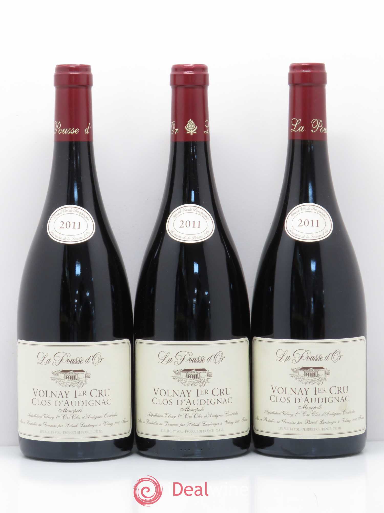 Volnay 1er Cru Clos d'Audignac La Pousse d'Or (Domaine de) 2011 - Lot de 3 bouteilles - 0