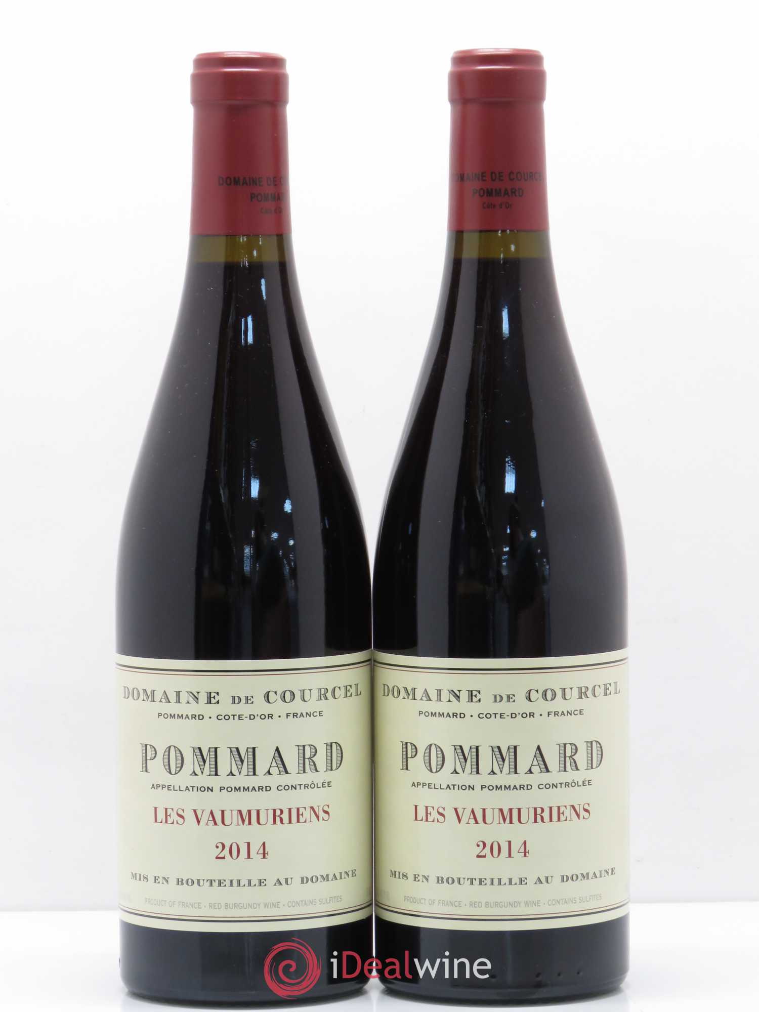 Pommard Les Vaumuriens de Courcel (Domaine) 2014 - Lot de 2 bouteilles - 0