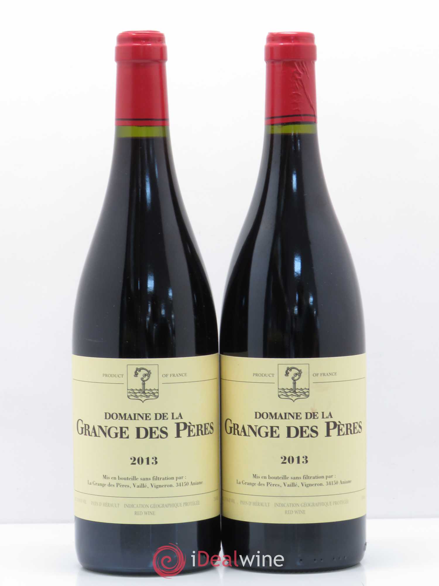 Pays d'Hérault Grange des Pères Laurent Vaillé 2013 - Lot de 2 bouteilles - 0