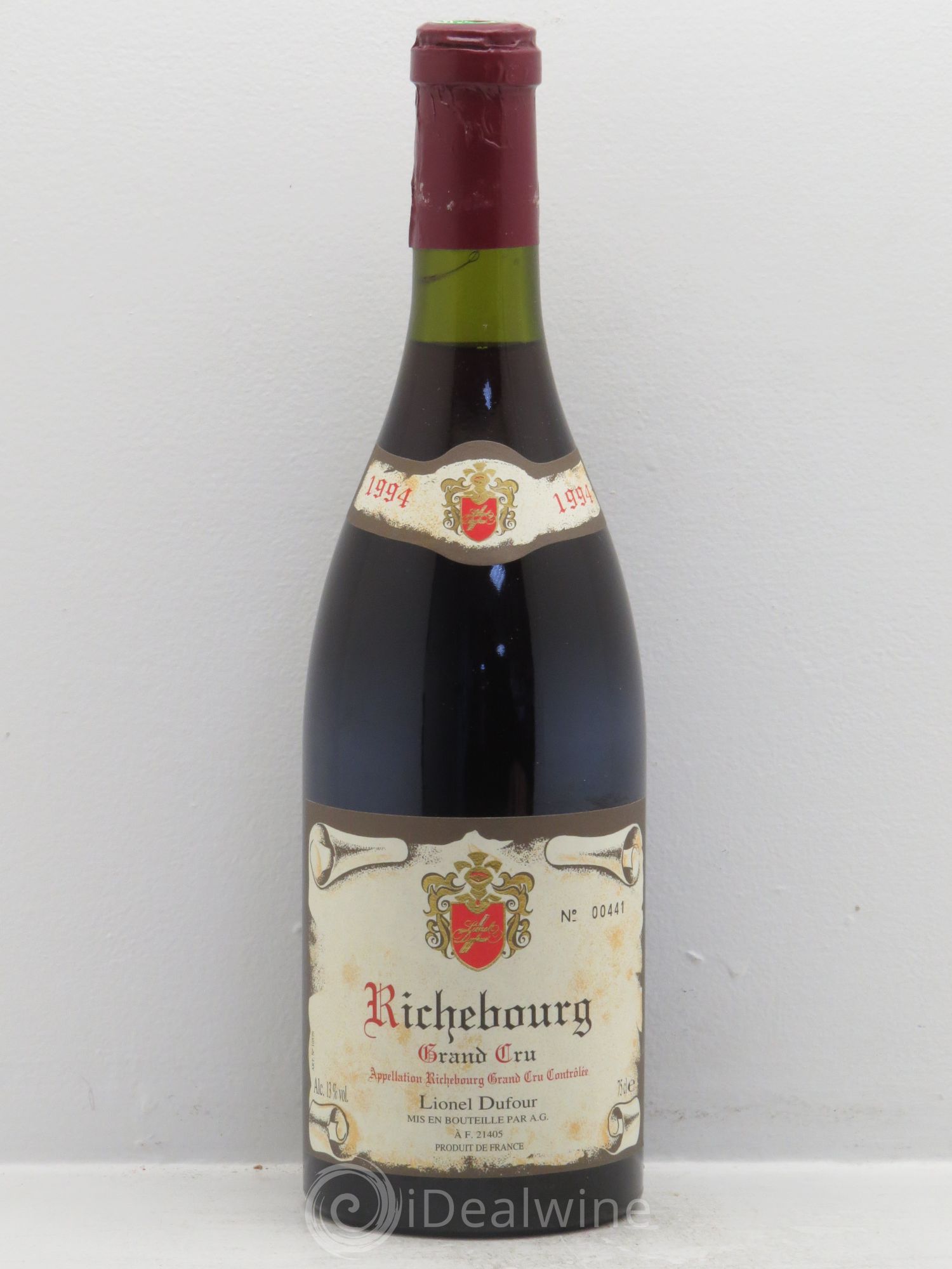 Richebourg Grand Cru Lionel Dufour 1994 - Posten von 1 Flasche - 0