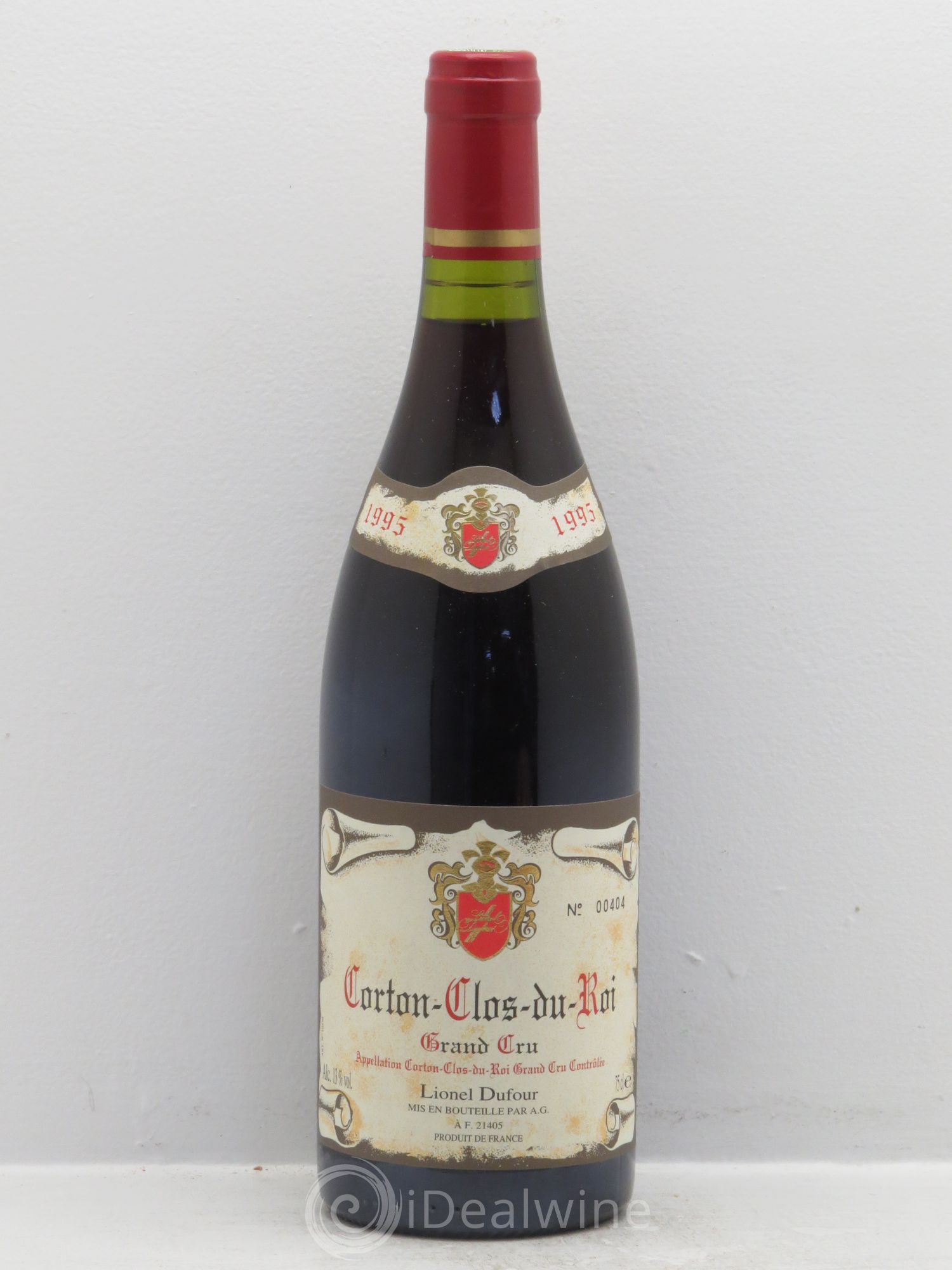 Corton Grand Cru Lionel Dufour 1995 - Posten von 1 Flasche - 0