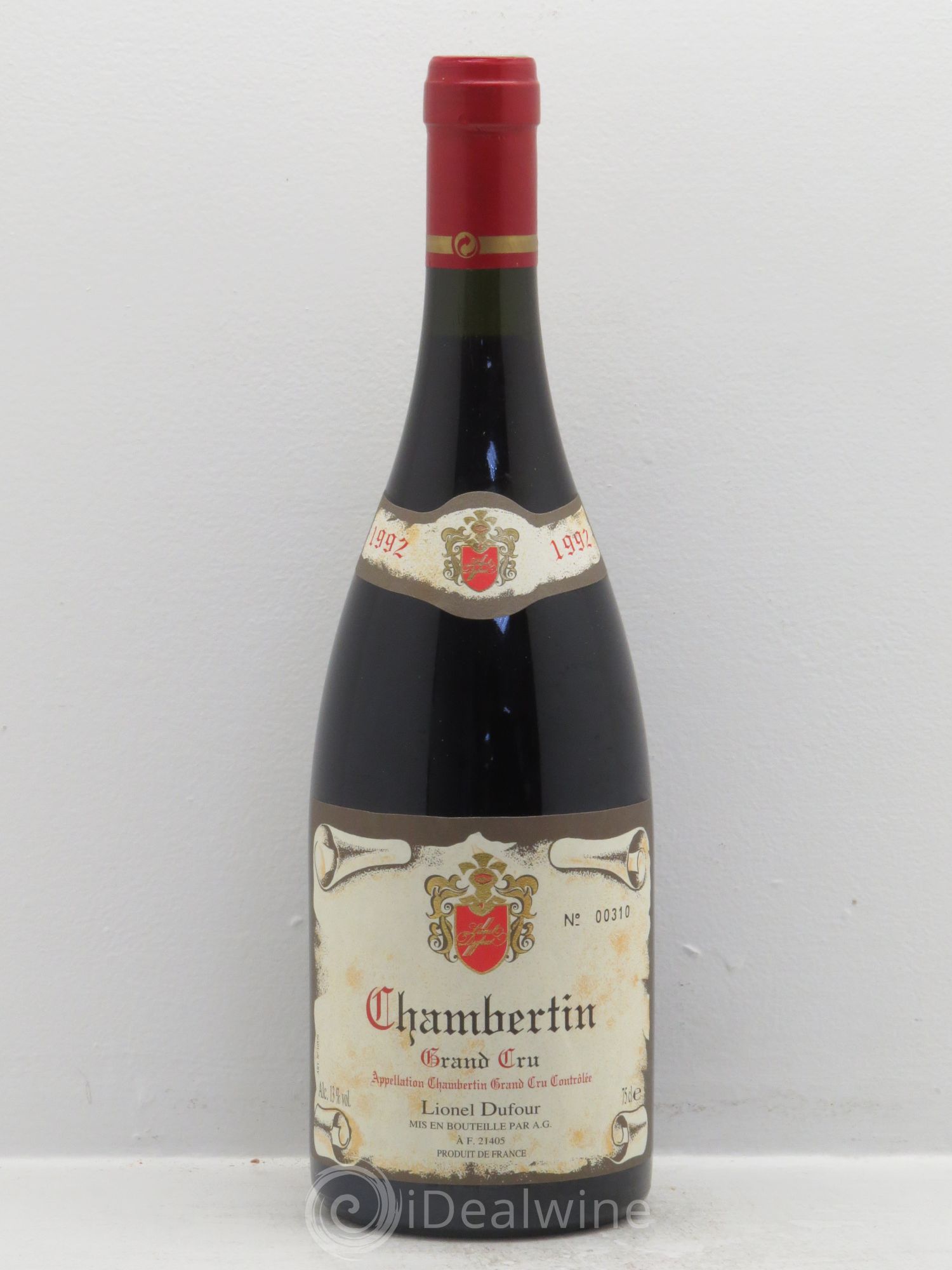 Chambertin Grand Cru Lionel Dufour 1992 - Posten von 1 Flasche - 0