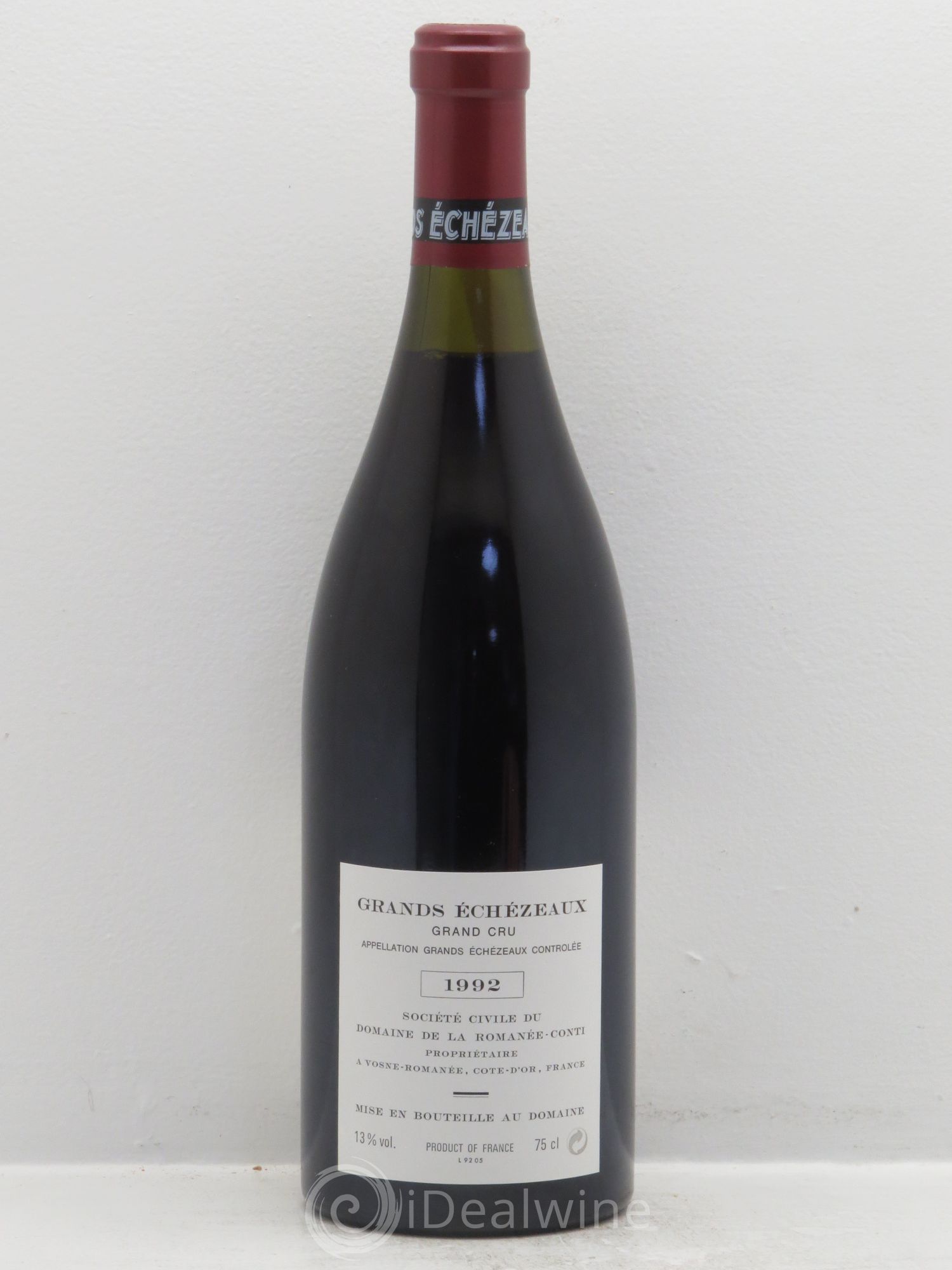 Grands-Echezeaux Grand Cru Domaine de la Romanée-Conti 1992 - Lot de 1 bouteille - 1