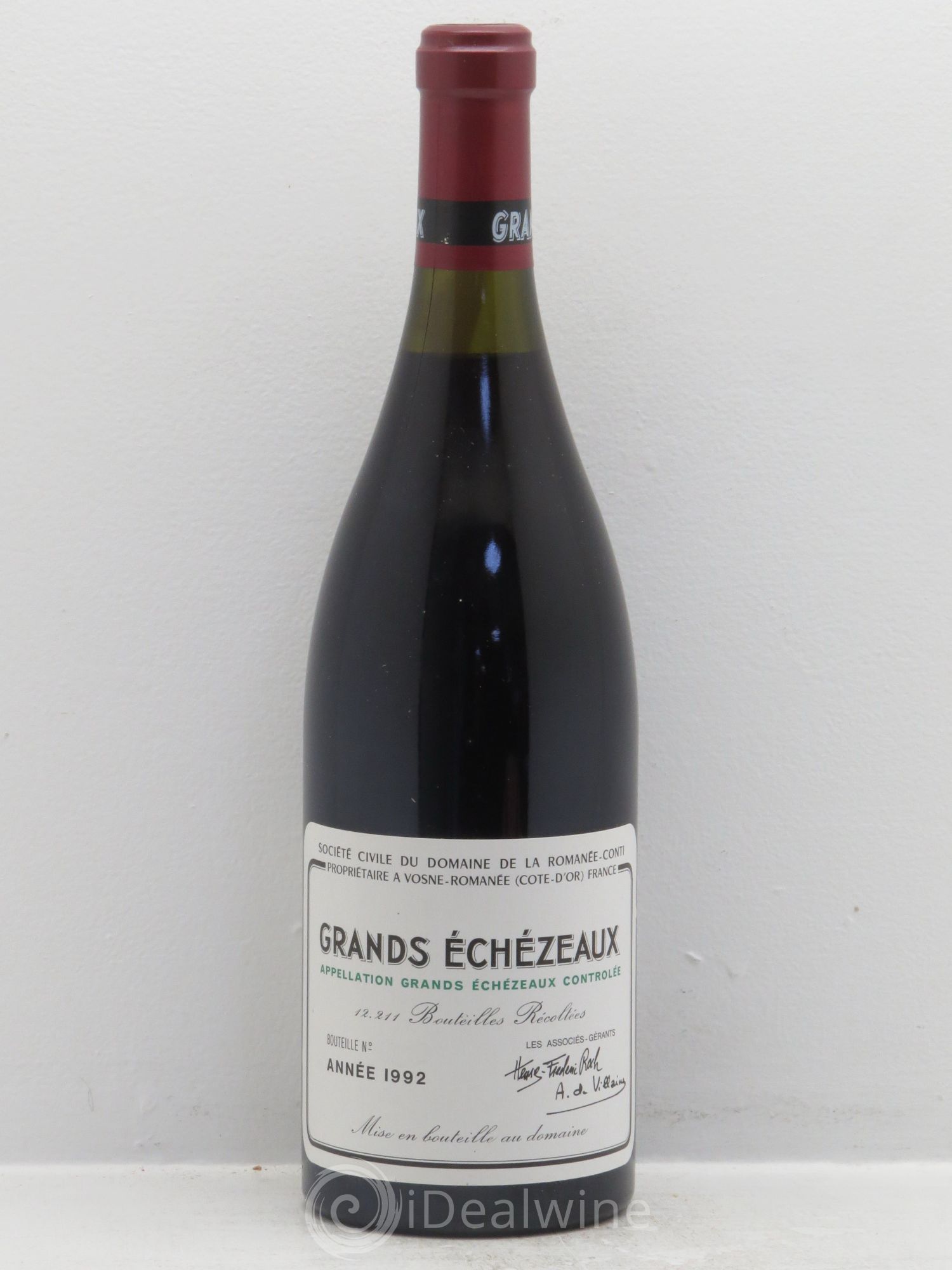Grands-Echezeaux Grand Cru Domaine de la Romanée-Conti 1992 - Lot de 1 bouteille - 0