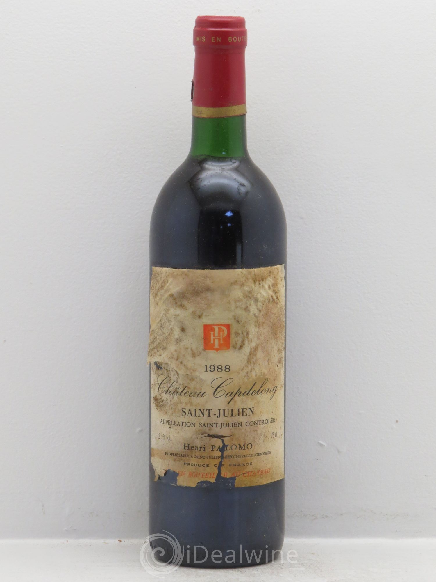 Saint-Julien Château Capdelong (sans prix de réserve) 1988 - Posten von 12 Flaschen - 0