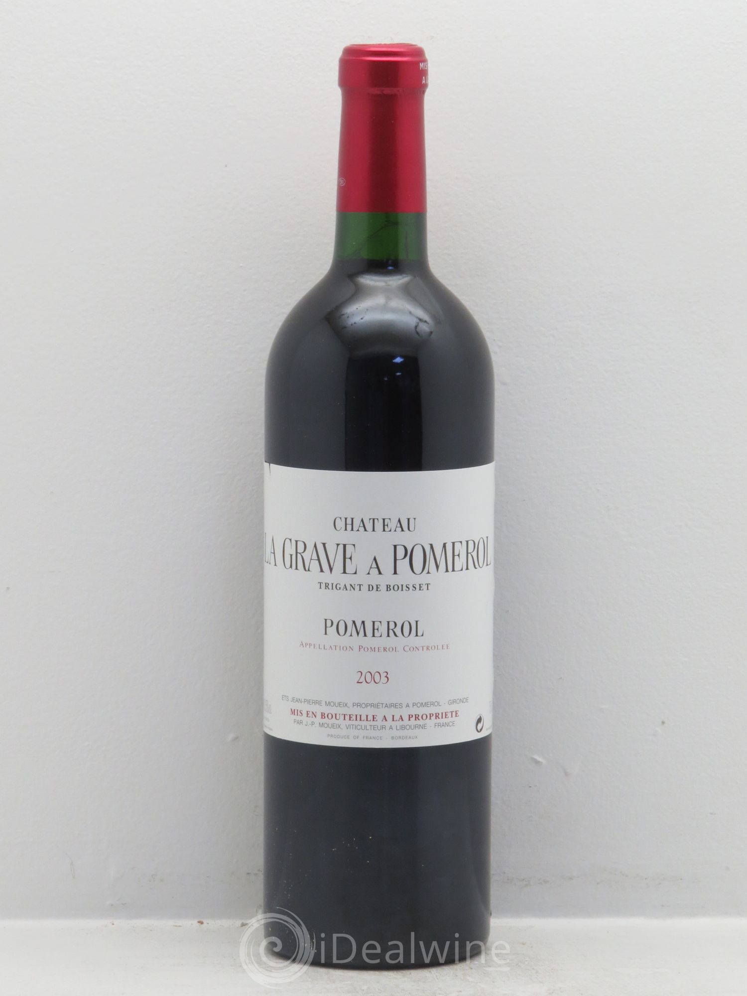 Château La Grave à Pomerol (Trigant de Boisset) (sans prix de réserve) 2003 - Lot de 12 bouteilles - 0
