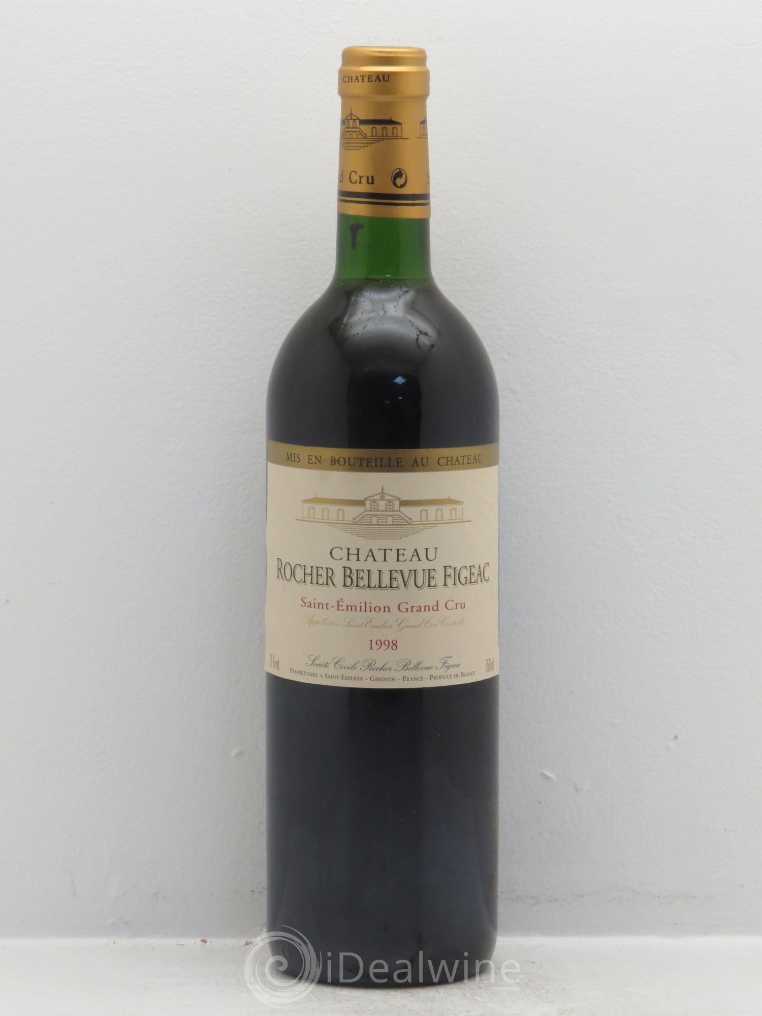 Château Rocher Bellevue Figeac (sans prix de réserve) 1998 - Lot de 12 bouteilles - 0