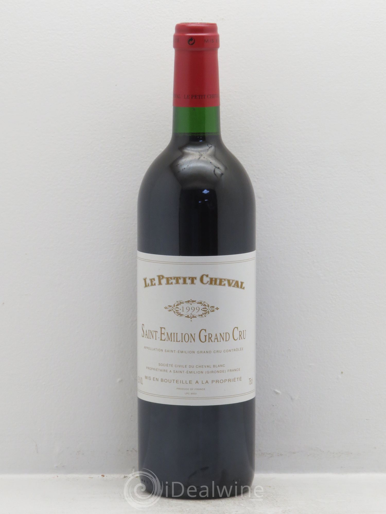 Le Petit Cheval Second Vin 1999 - Lot de 12 bouteilles - 0