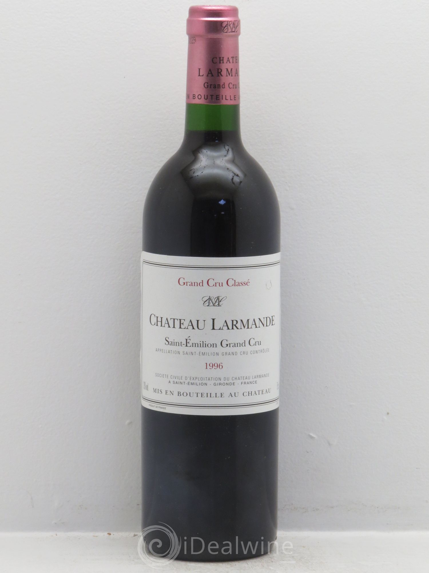Château Larmande Grand Cru Classé 1996 - Lot de 12 bouteilles - 0