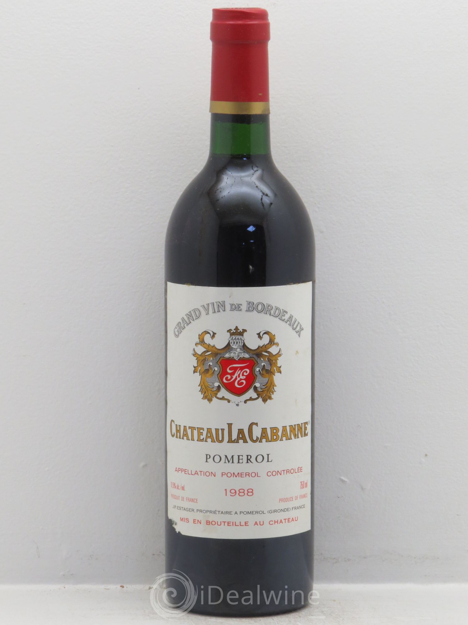 Château la Cabanne (sans prix de réserve) 1988 - Lot de 12 bouteilles - 0