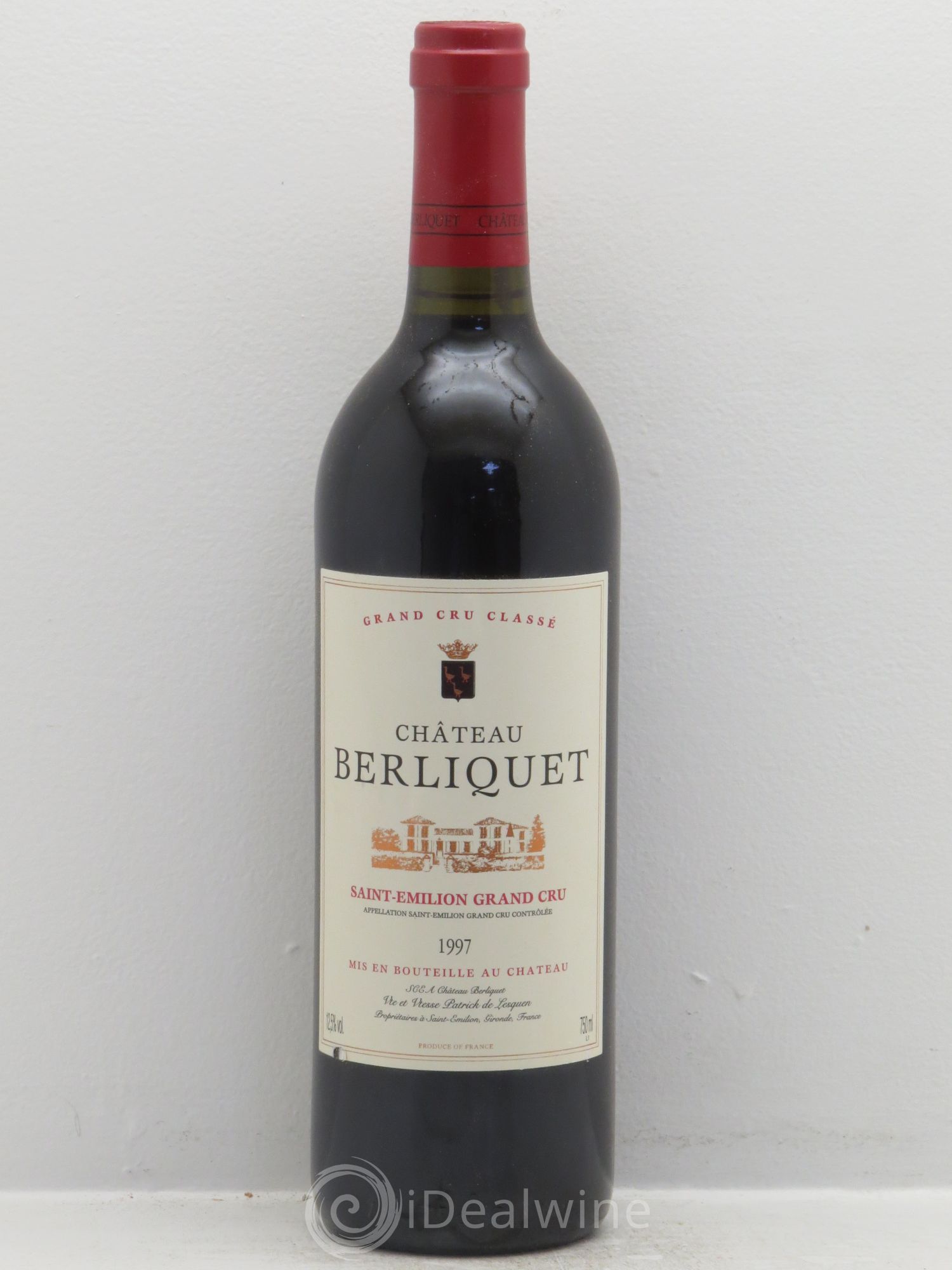 Château Berliquet Grand Cru Classé 1997 - Lot de 12 bouteilles - 0