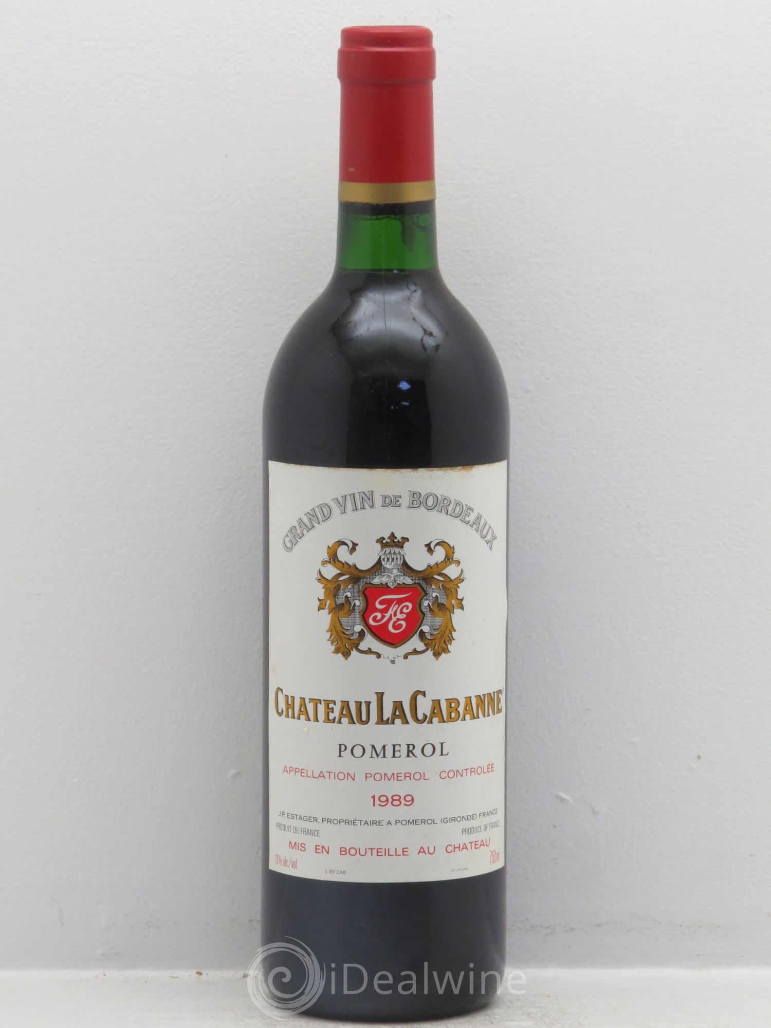 Château la Cabanne (sans prix de réserve) 1989 - Lot de 12 bouteilles - 0