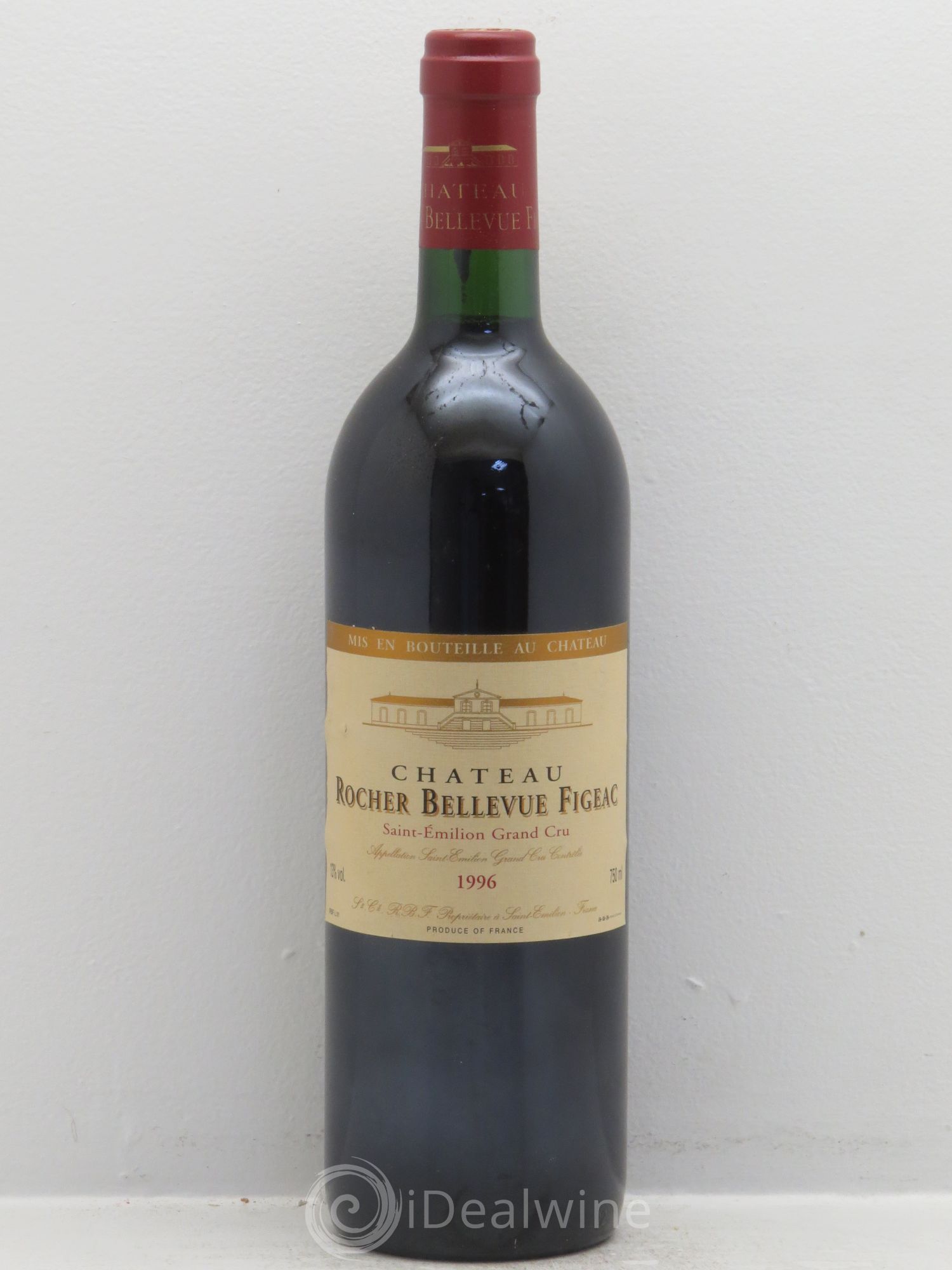 Château Rocher Bellevue Figeac 1996 - Lot de 12 bouteilles - 0