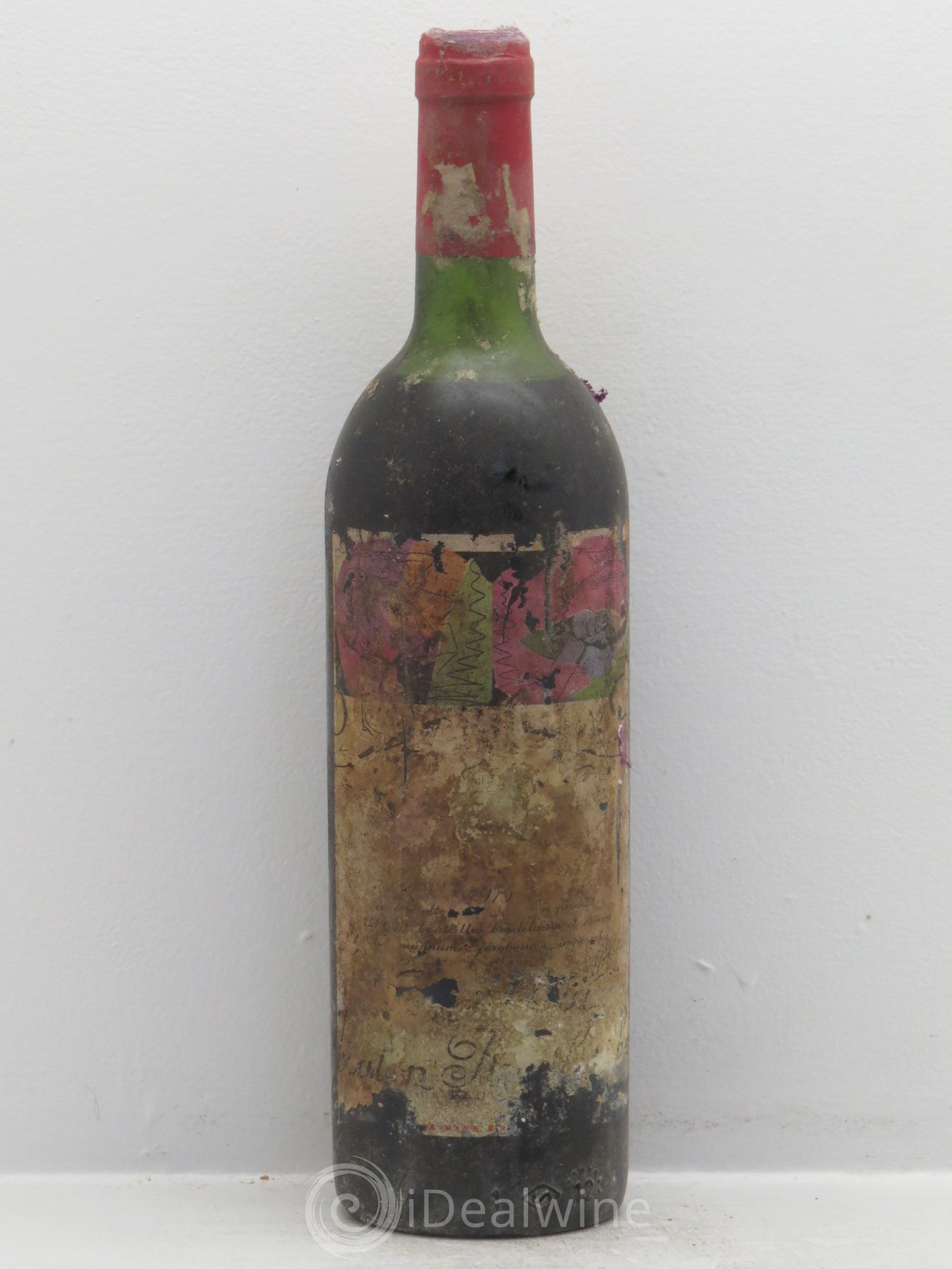 Château Mouton Rothschild 1er Grand Cru Classé 1975 - Lot de 1 bouteille - 0
