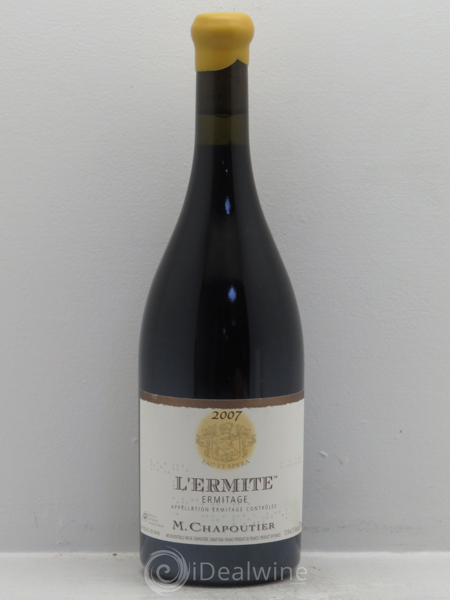 Hermitage Ermitage l'Ermite Chapoutier 2007 - Lot de 1 bouteille - 0