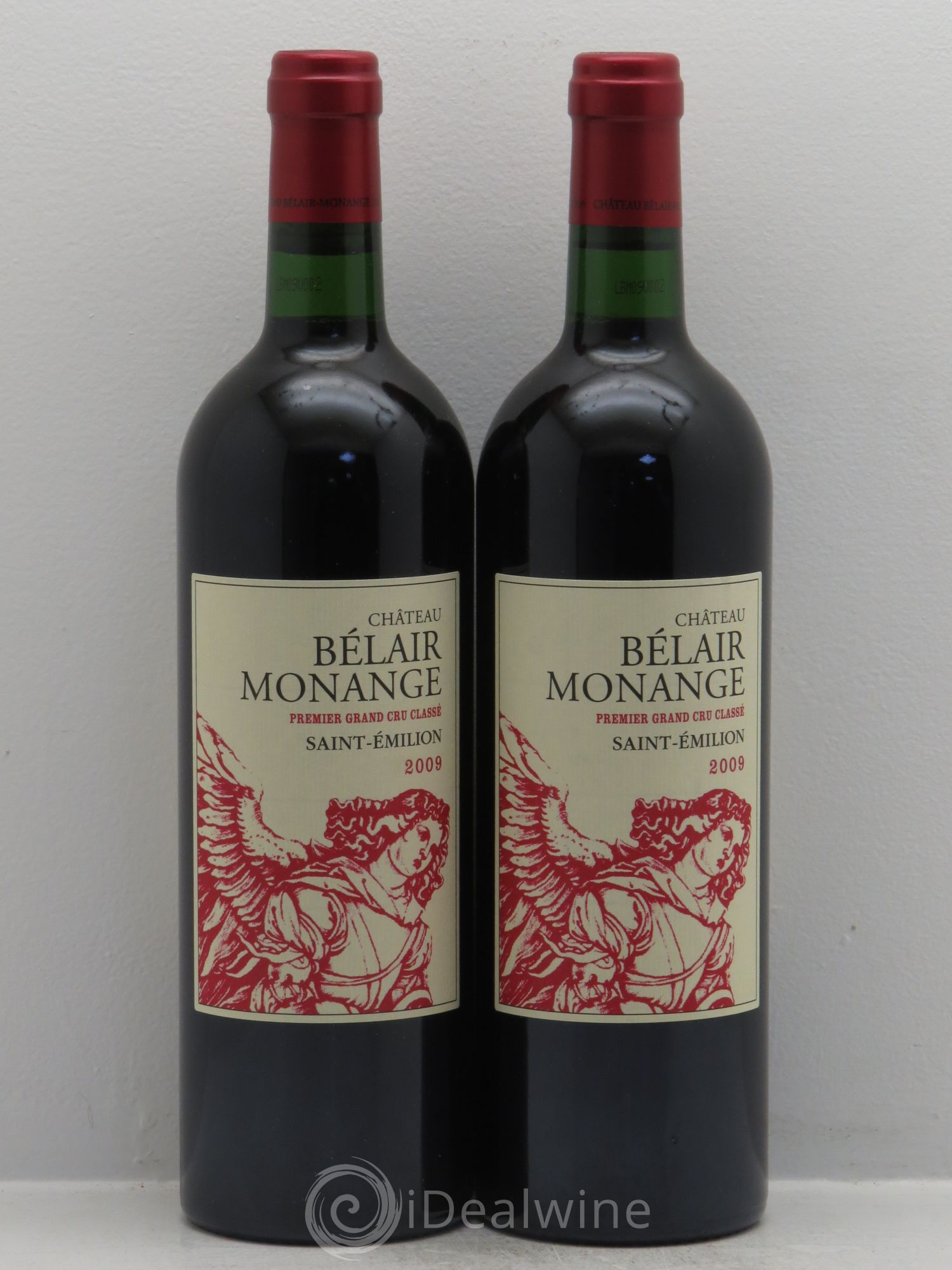 Château Belair (Belair-Monange) 1er Grand Cru Classé B 2009 - Lot de 2 bouteilles - 0