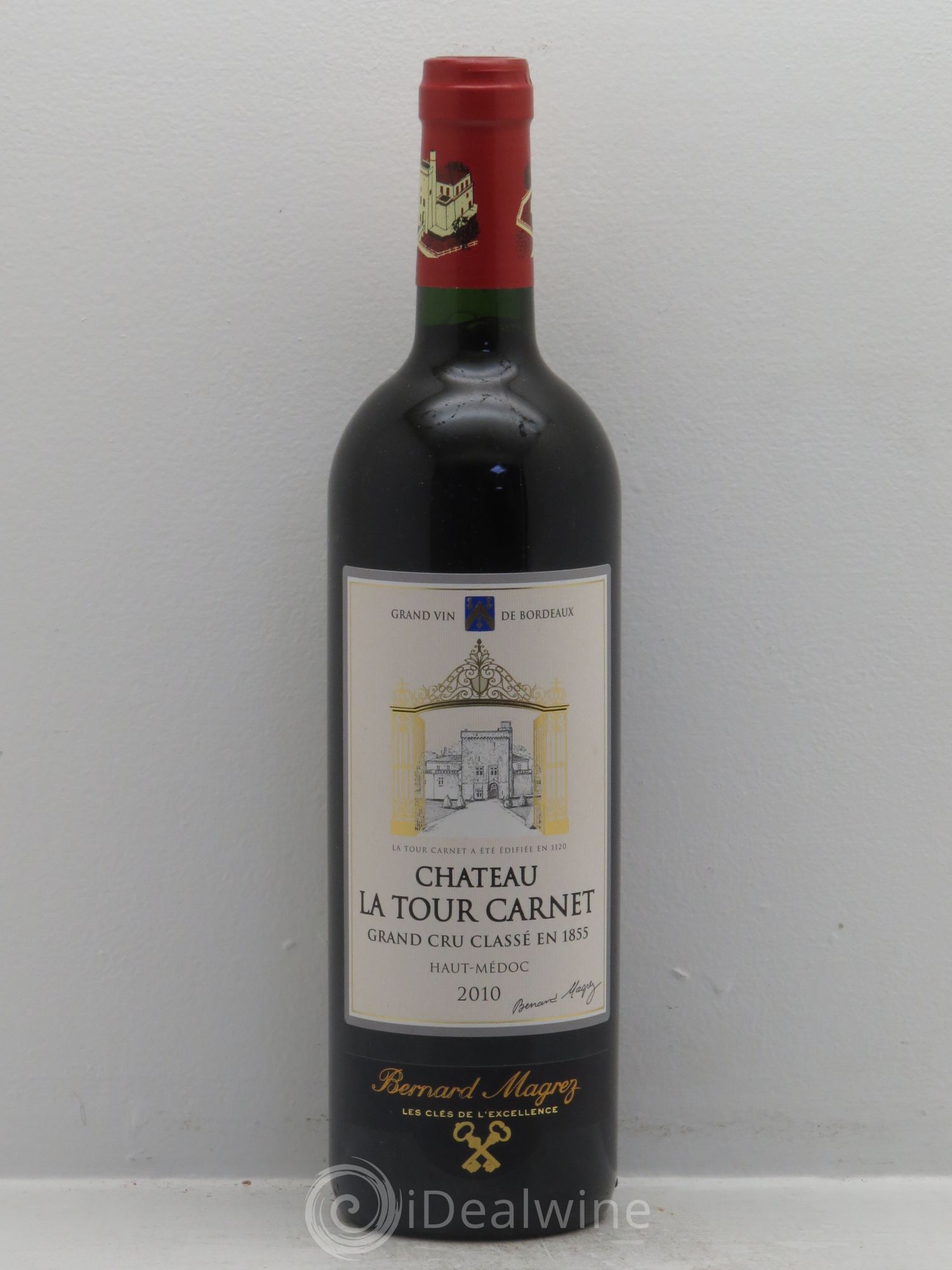 Château la Tour Carnet 4ème Grand Cru Classé 2010 - Lot de 6 bouteilles - 0