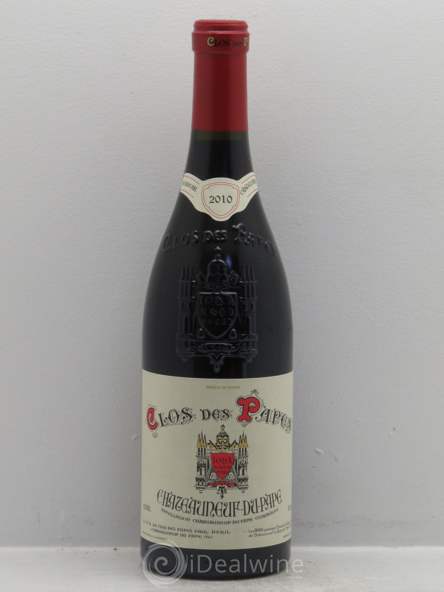 Châteauneuf-du-Pape Clos des Papes - Paul Avril 2010 - Lot de 1 bouteille - 0
