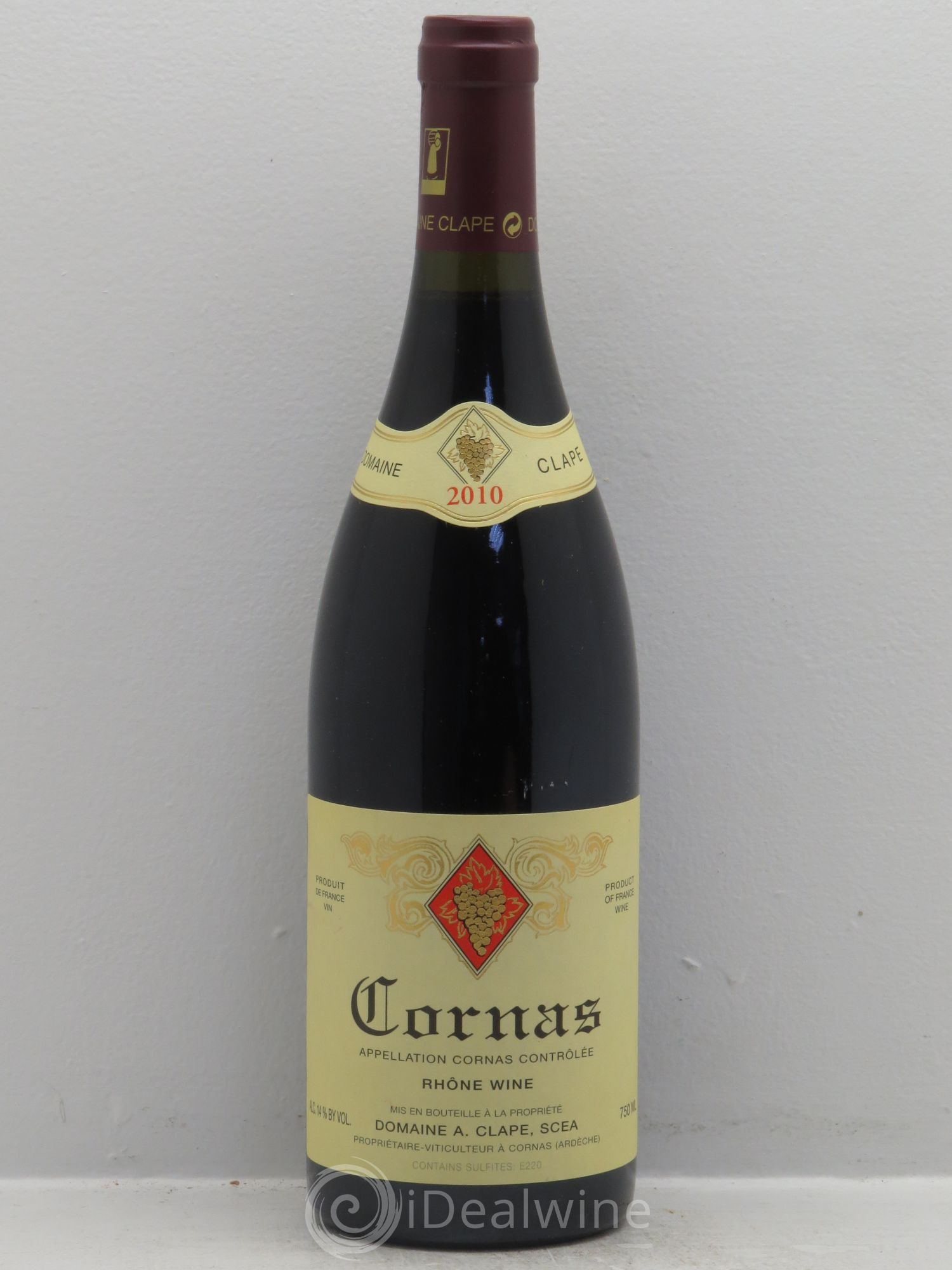 Cornas Auguste Clape 2010 - Lot de 1 bouteille - 0