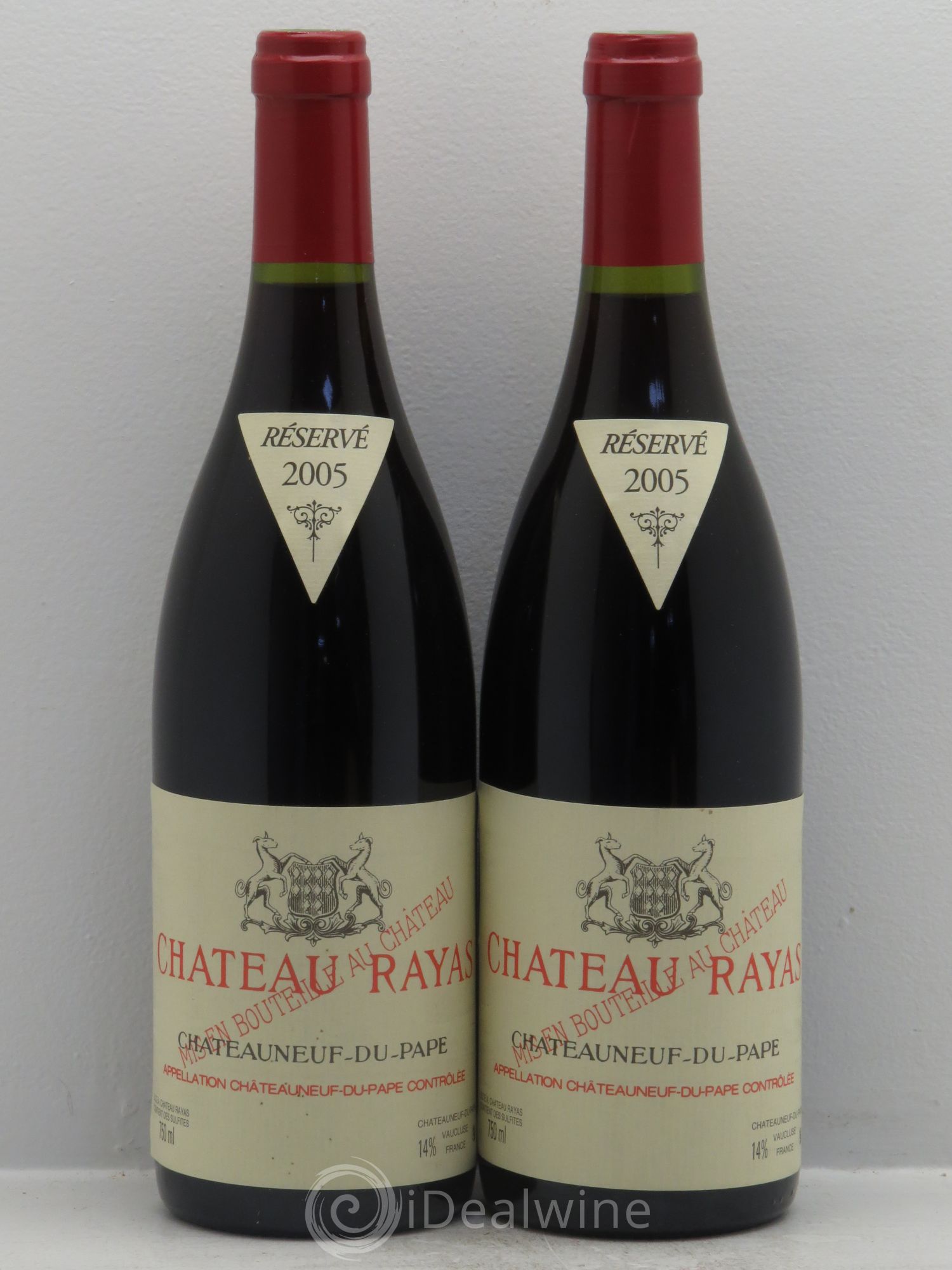 Châteauneuf-du-Pape Château Rayas Emmanuel Reynaud 2005 - Lot de 2 bouteilles - 0
