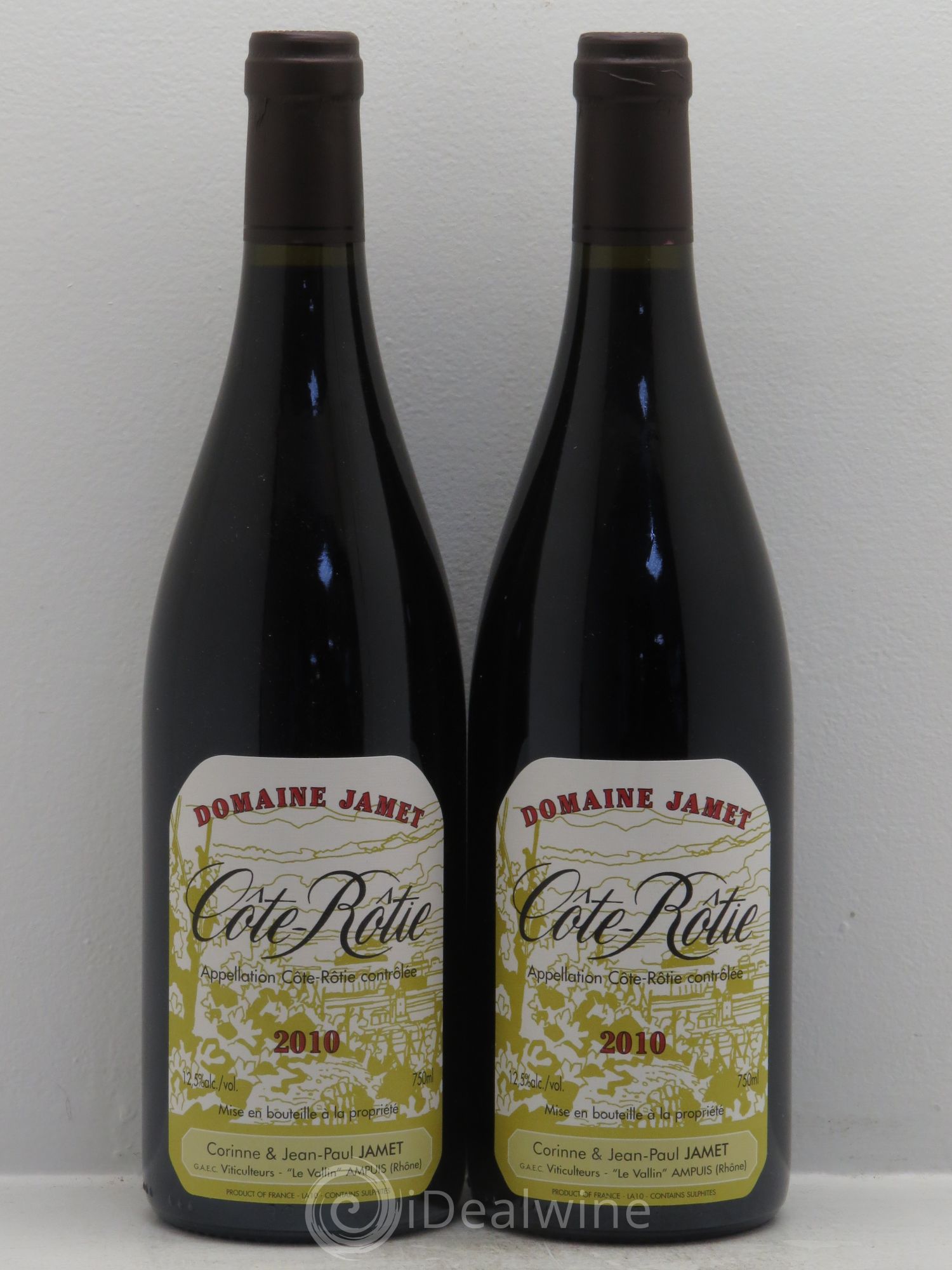 Côte-Rôtie Jamet (Domaine) 2010 - Lot de 2 bouteilles - 0