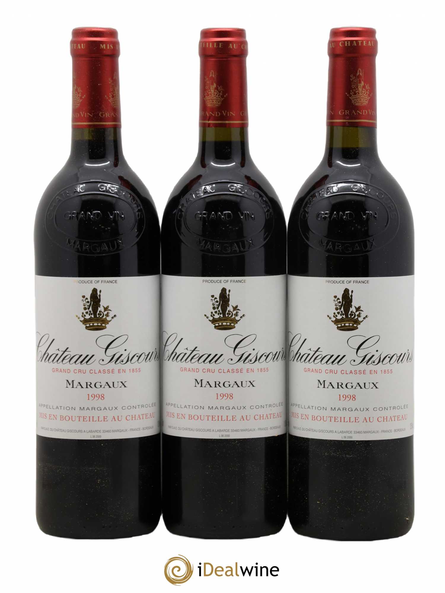 Château Giscours 3ème Grand Cru Classé 1998 - Lot de 12 bouteilles - 4