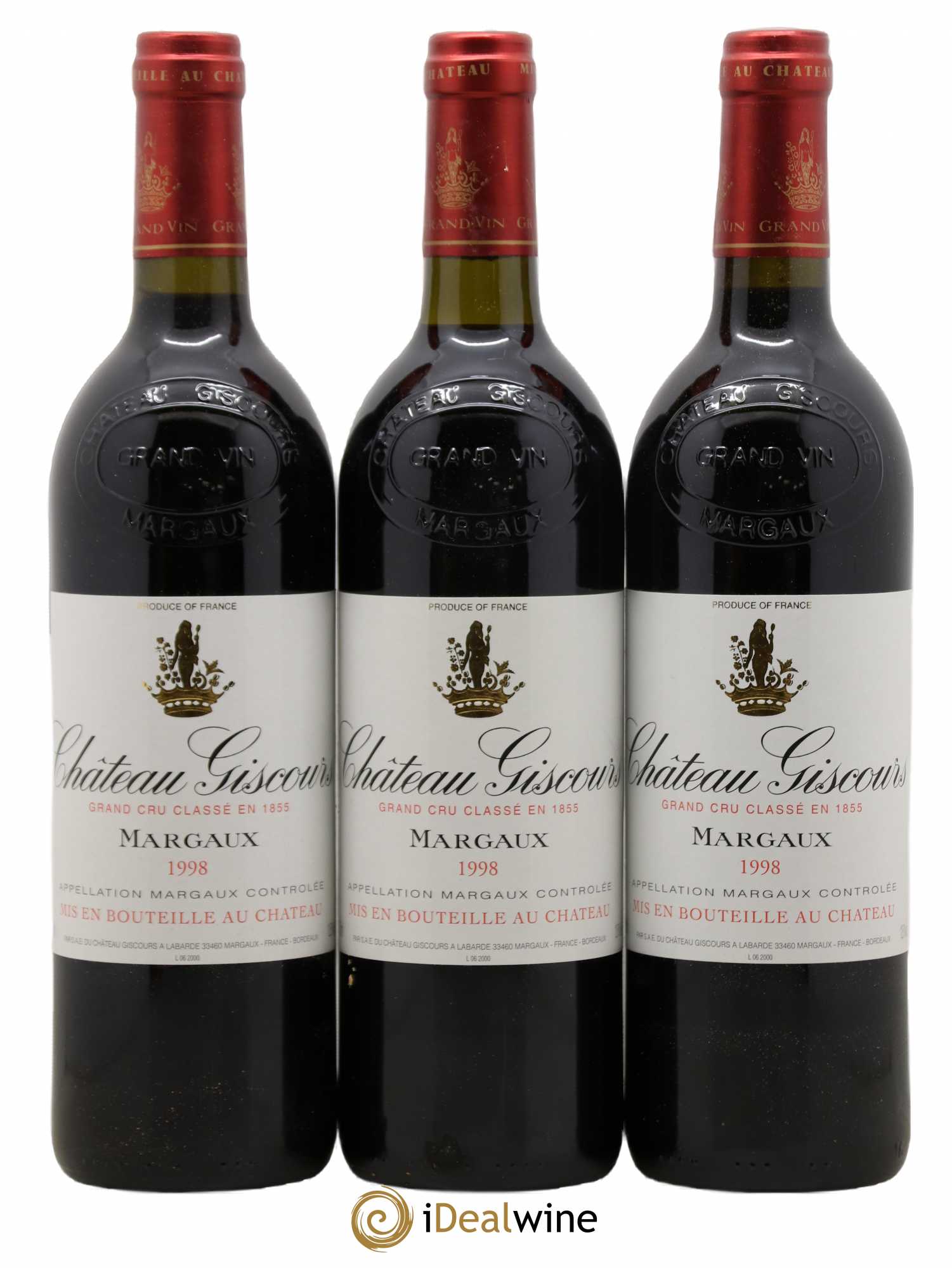 Château Giscours 3ème Grand Cru Classé 1998 - Lot de 12 bouteilles - 4