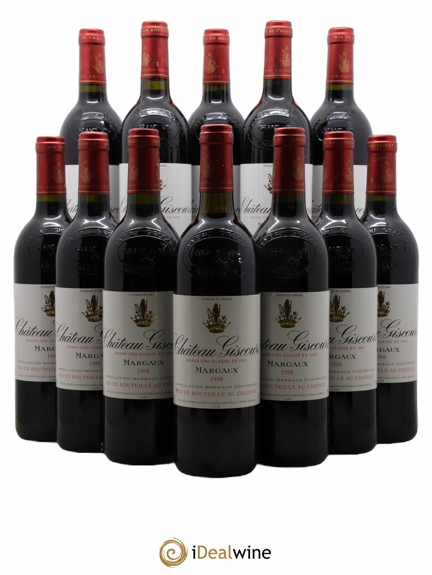 Château Giscours 3ème Grand Cru Classé 1998 - Lot de 12 bouteilles - 0