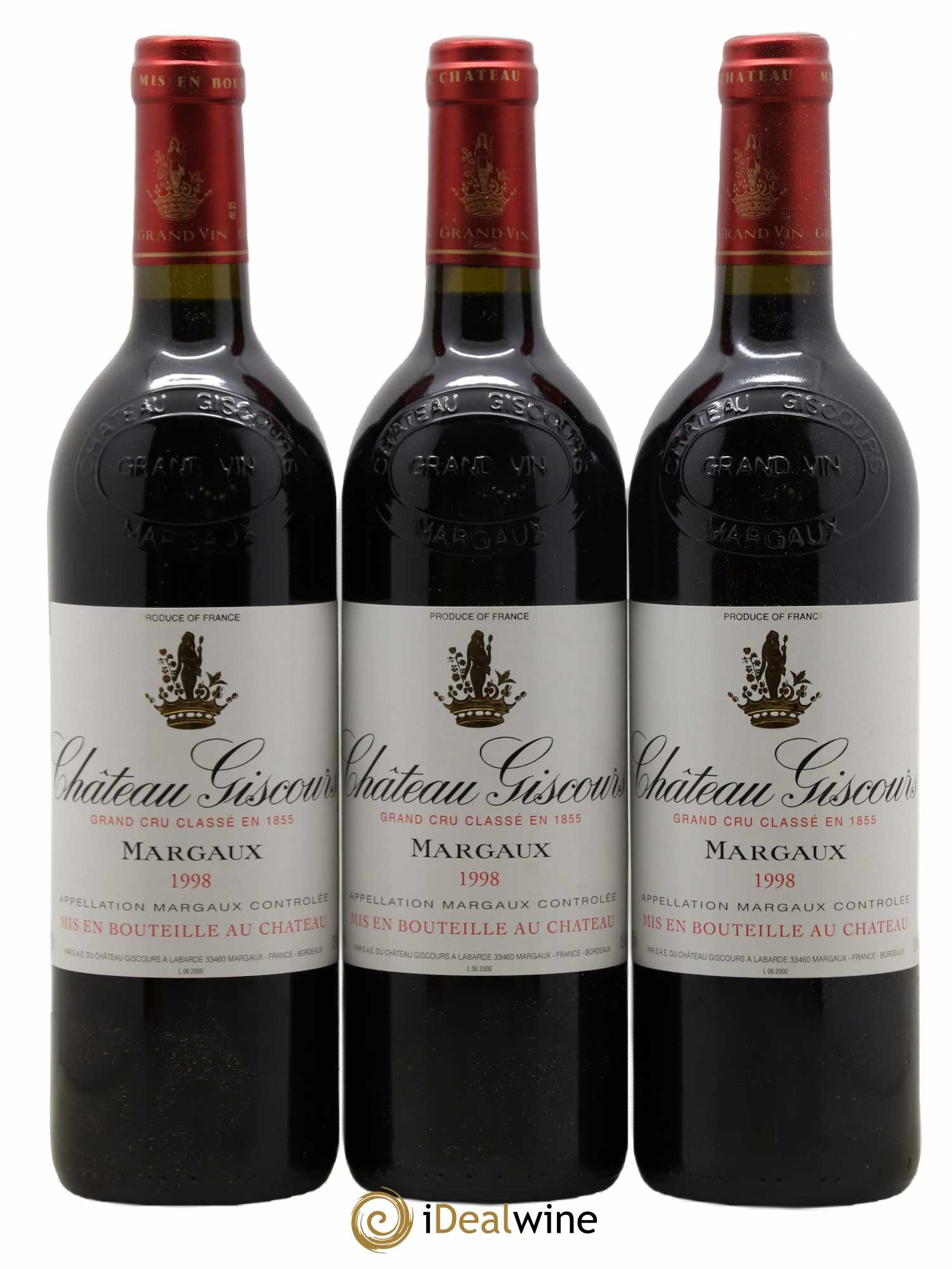 Château Giscours 3ème Grand Cru Classé 1998 - Lot de 12 bouteilles - 3