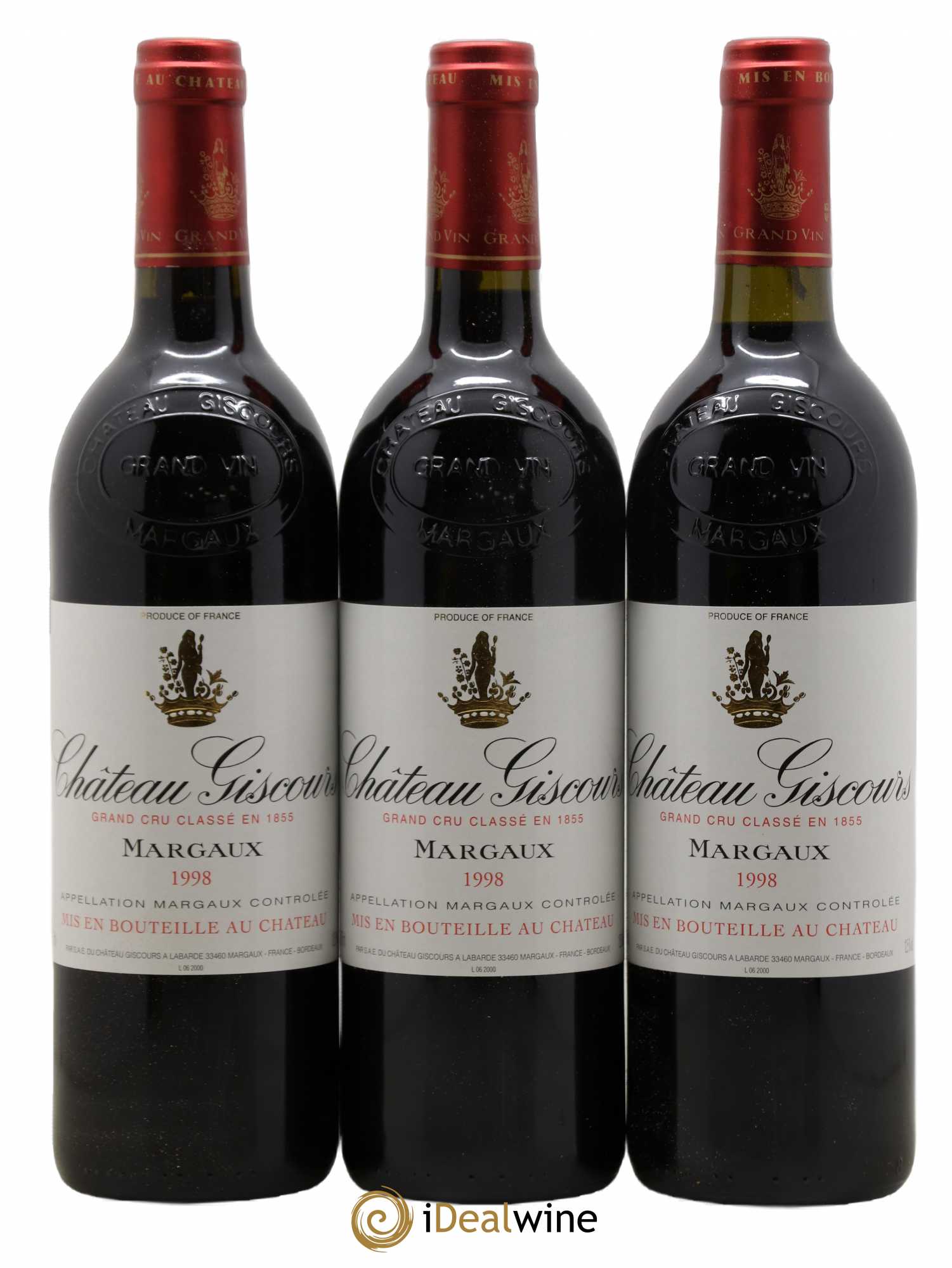 Château Giscours 3ème Grand Cru Classé 1998 - Lot de 12 bouteilles - 4