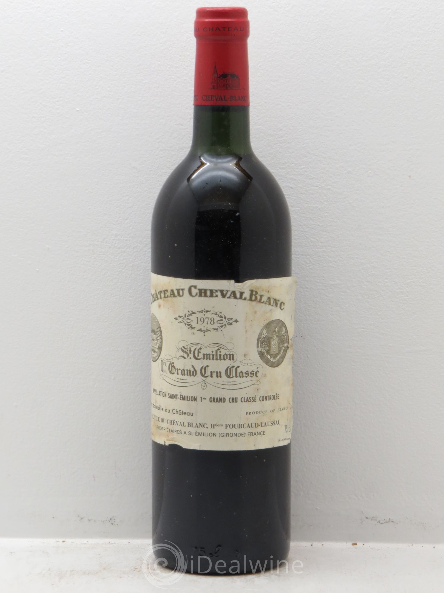 Château Cheval Blanc 1er Grand Cru Classé A 1978 - Lot de 1 bouteille - 0