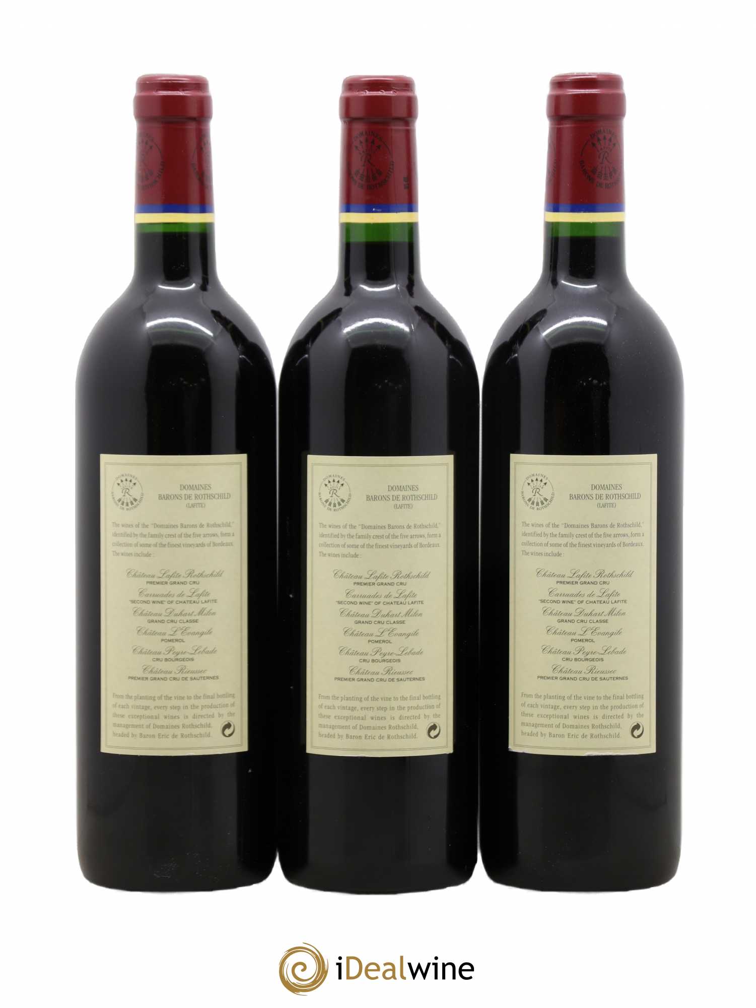Carruades de Lafite Rothschild Second Vin 1998 - Lot de 12 bouteilles - 6
