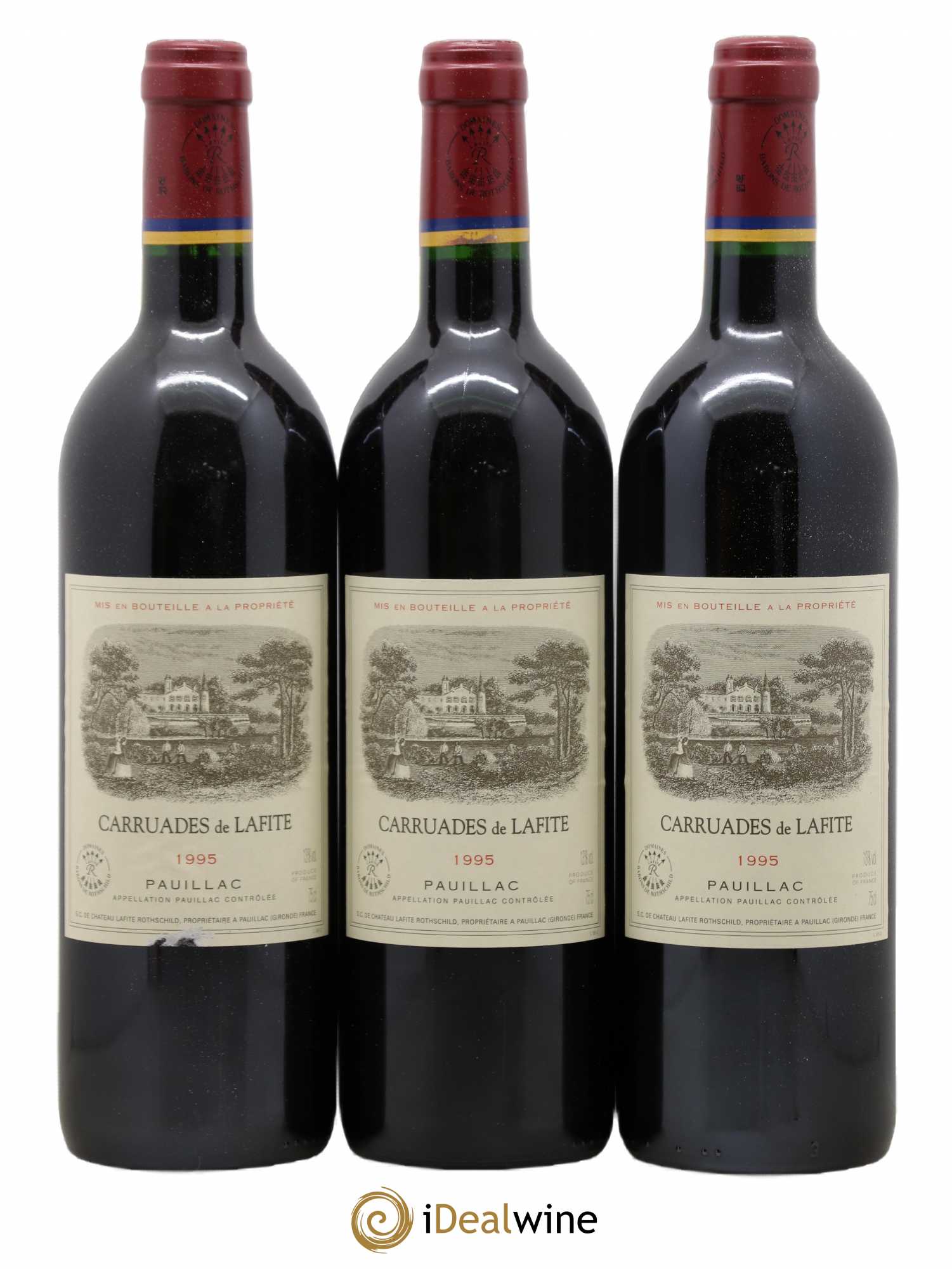 Carruades de Lafite Rothschild Second Vin 1995 - Lot de 12 bouteilles - 1