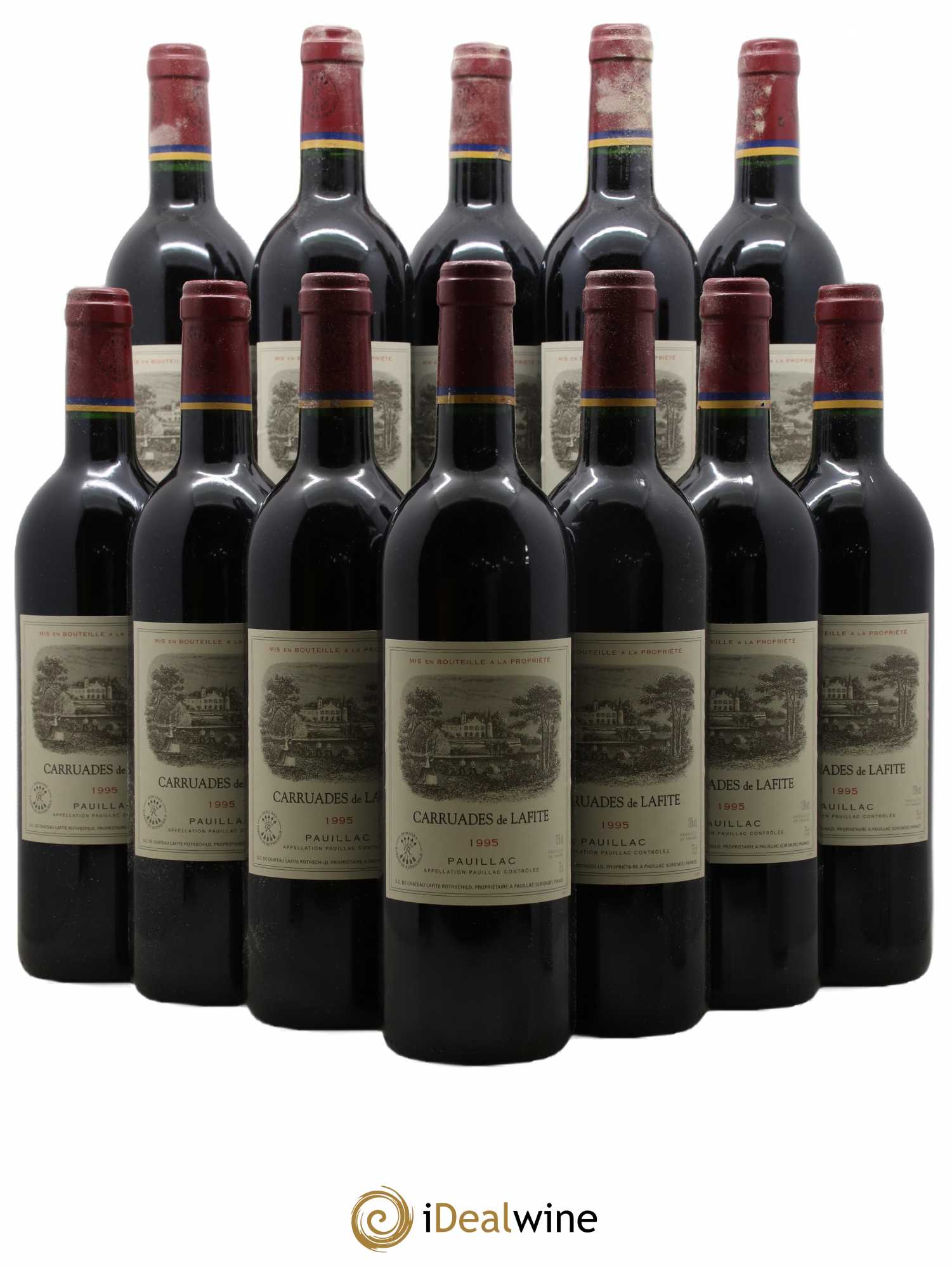 Carruades de Lafite Rothschild Second Vin 1995 - Lot de 12 bouteilles - 0