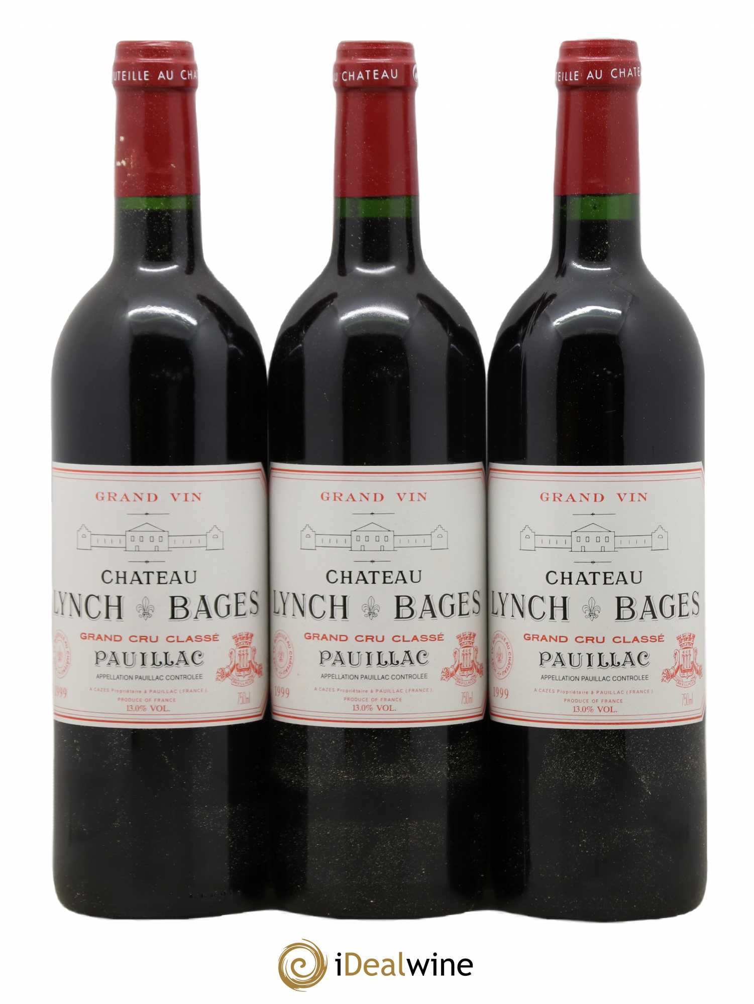 Château Lynch Bages 5ème Grand Cru Classé 1999 - Lot de 12 bouteilles - 3