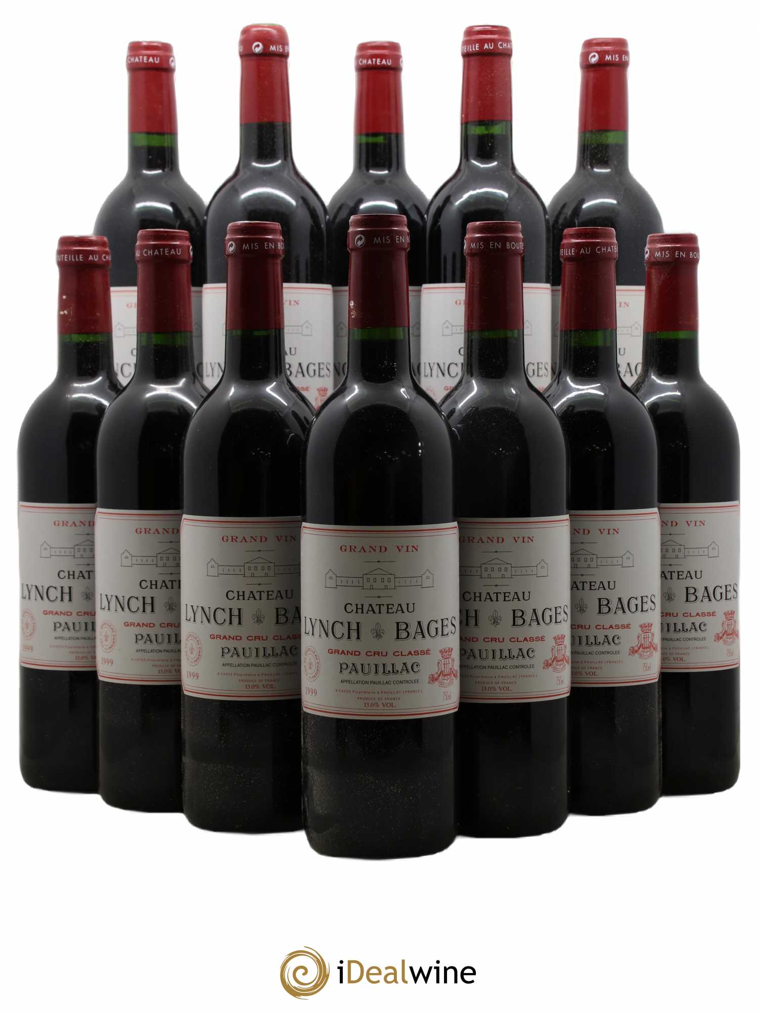 Château Lynch Bages 5ème Grand Cru Classé 1999 - Lot de 12 bouteilles - 0